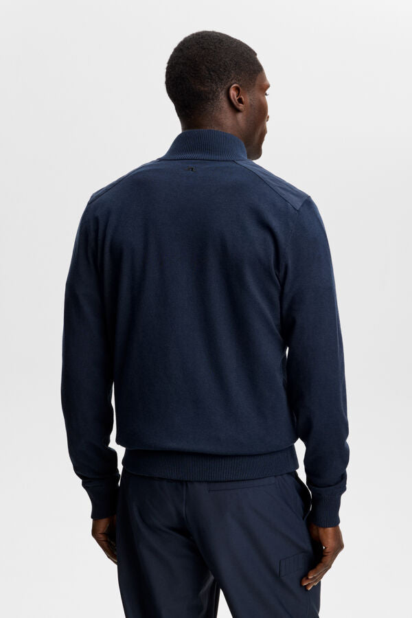 Jeffrey Windbreaker Sweater / JL Navy
