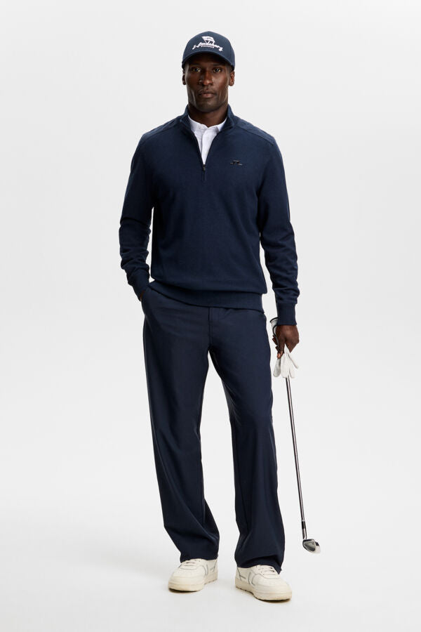Jeffrey Windbreaker Sweater / JL Navy