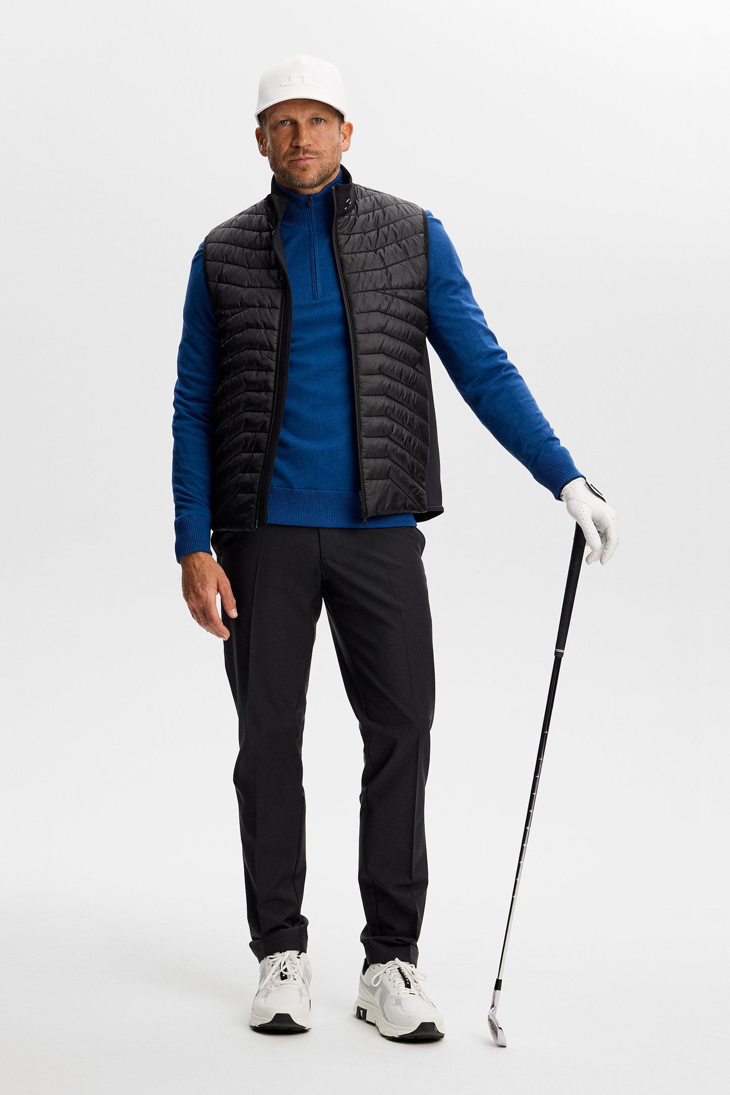 Jeffrey Windbreaker Sweater in Set Sail by J.Lindeberg