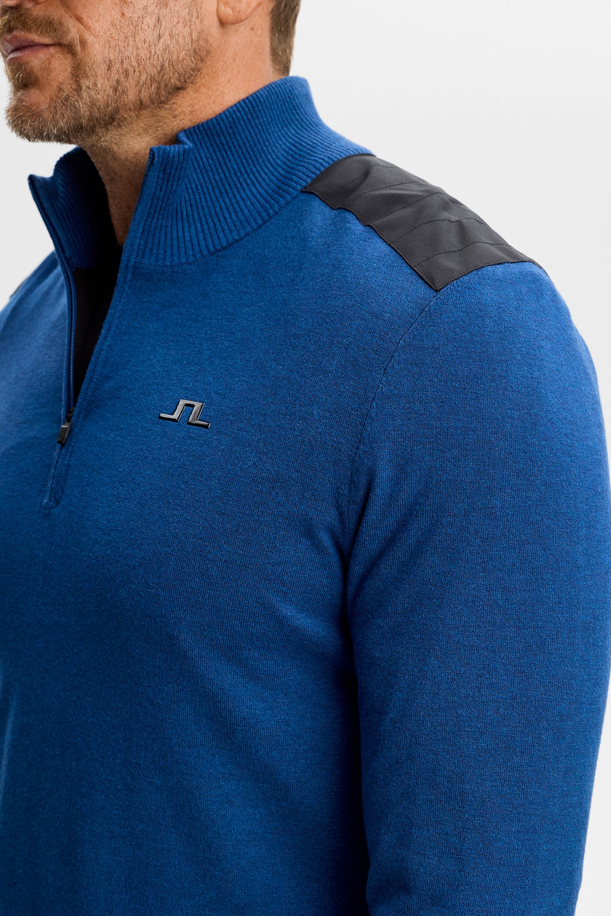 Jeffrey Windbreaker Sweater in Set Sail by J.Lindeberg
