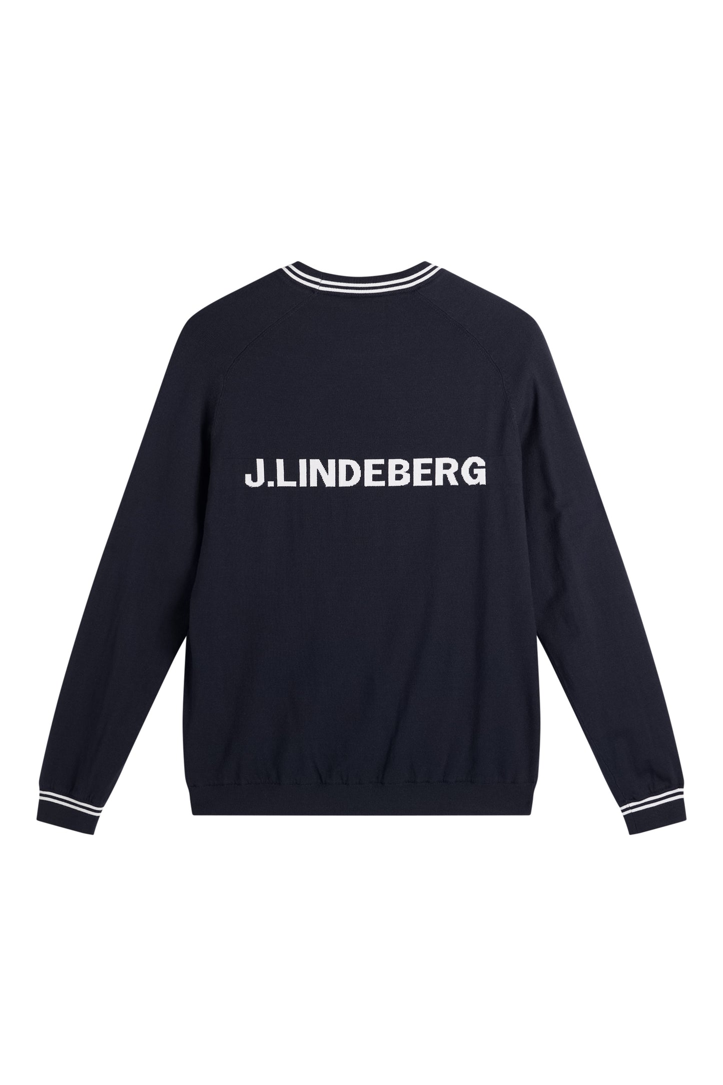 Kenny Windbreaker Knit Sweater in JL Navy by J.Lindeberg
