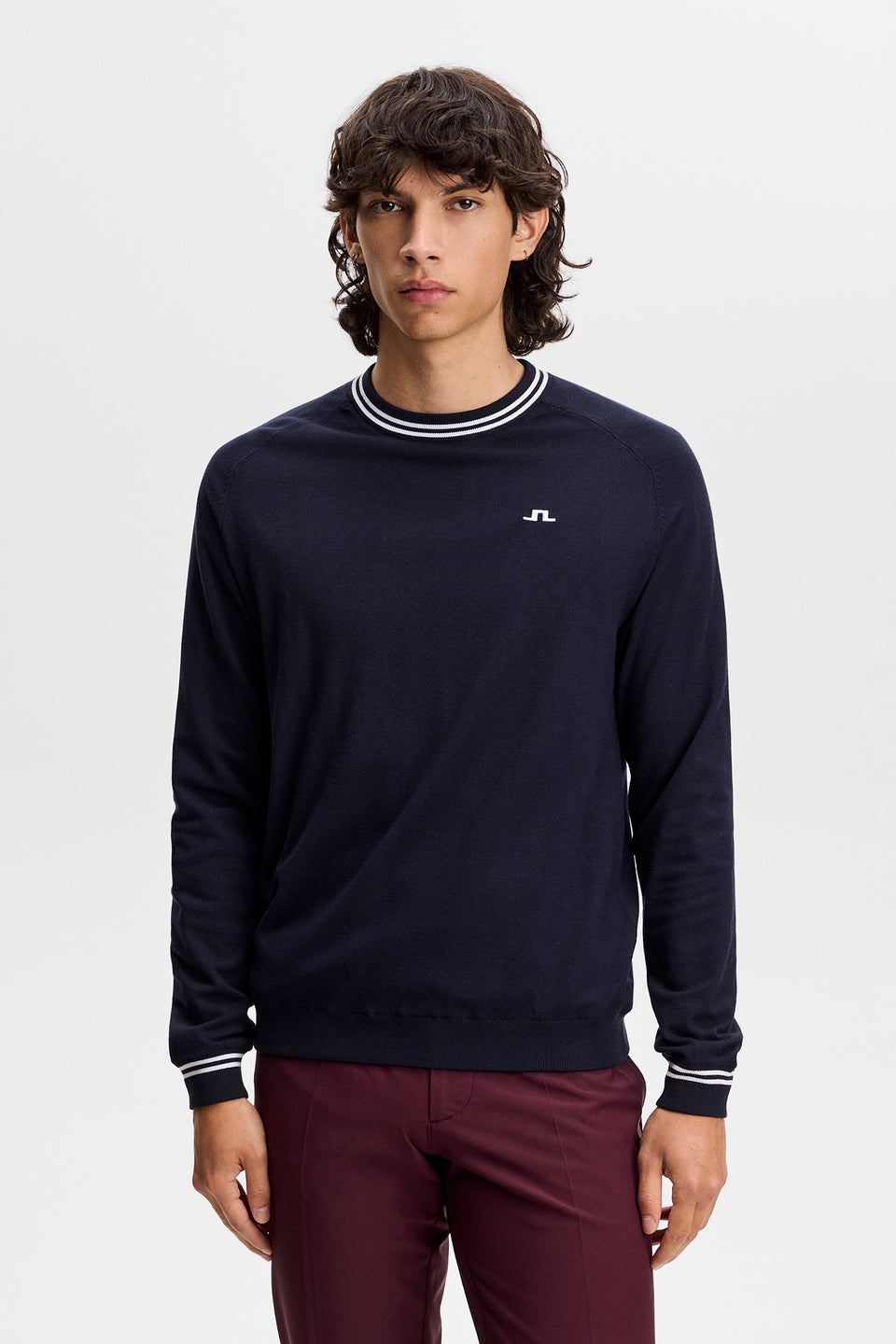 Kenny Windbreaker Knit Sweater / JL Navy