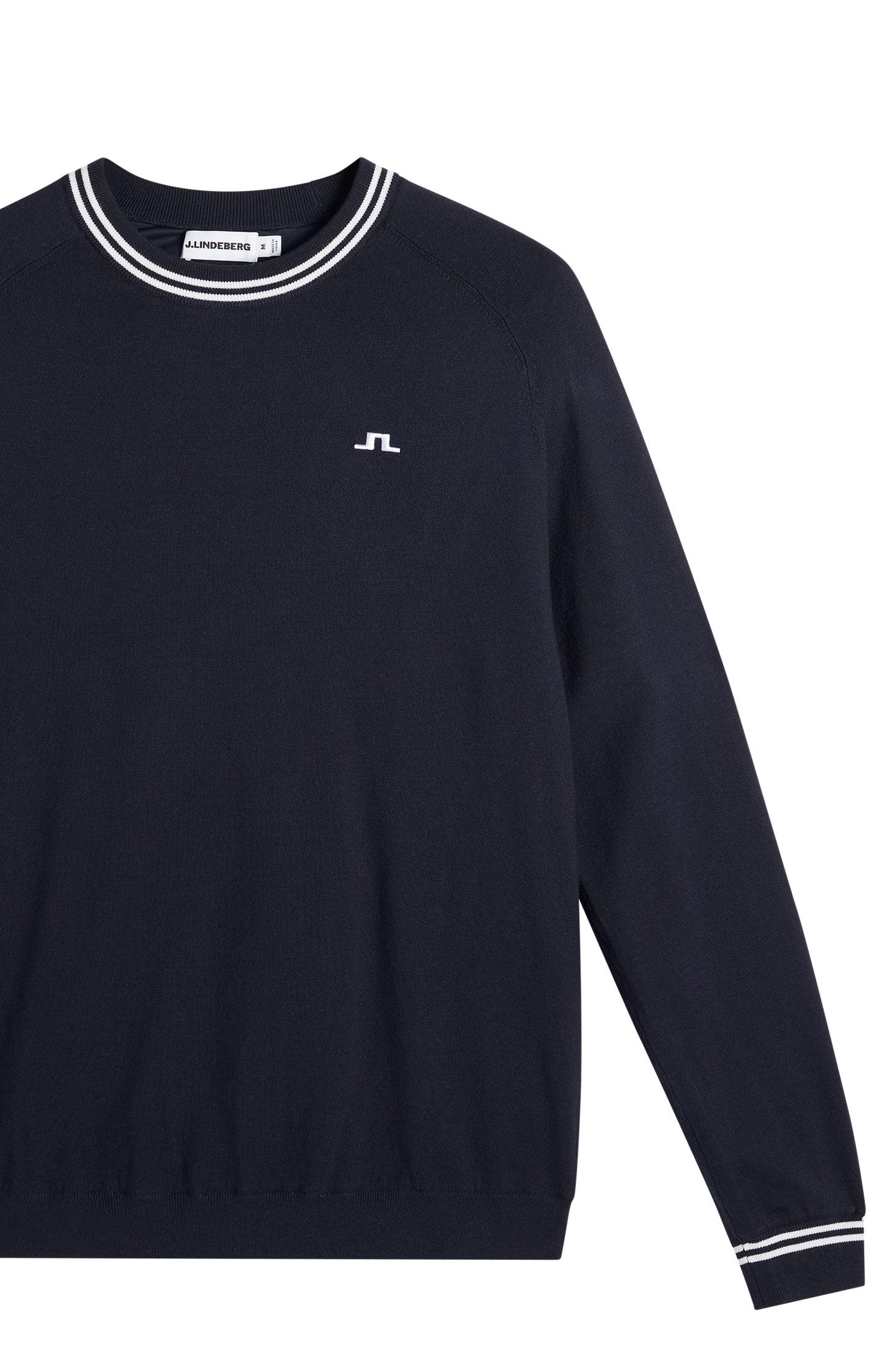 Kenny Windbreaker Knit Sweater in JL Navy by J.Lindeberg