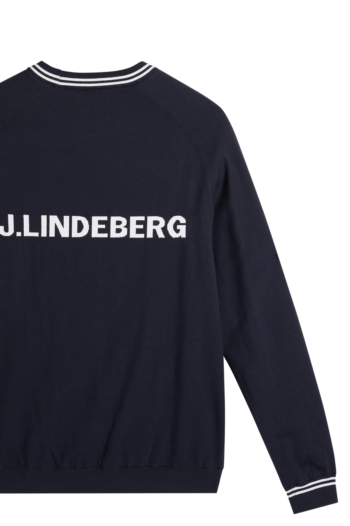Kenny Windbreaker Knit Sweater in JL Navy by J.Lindeberg
