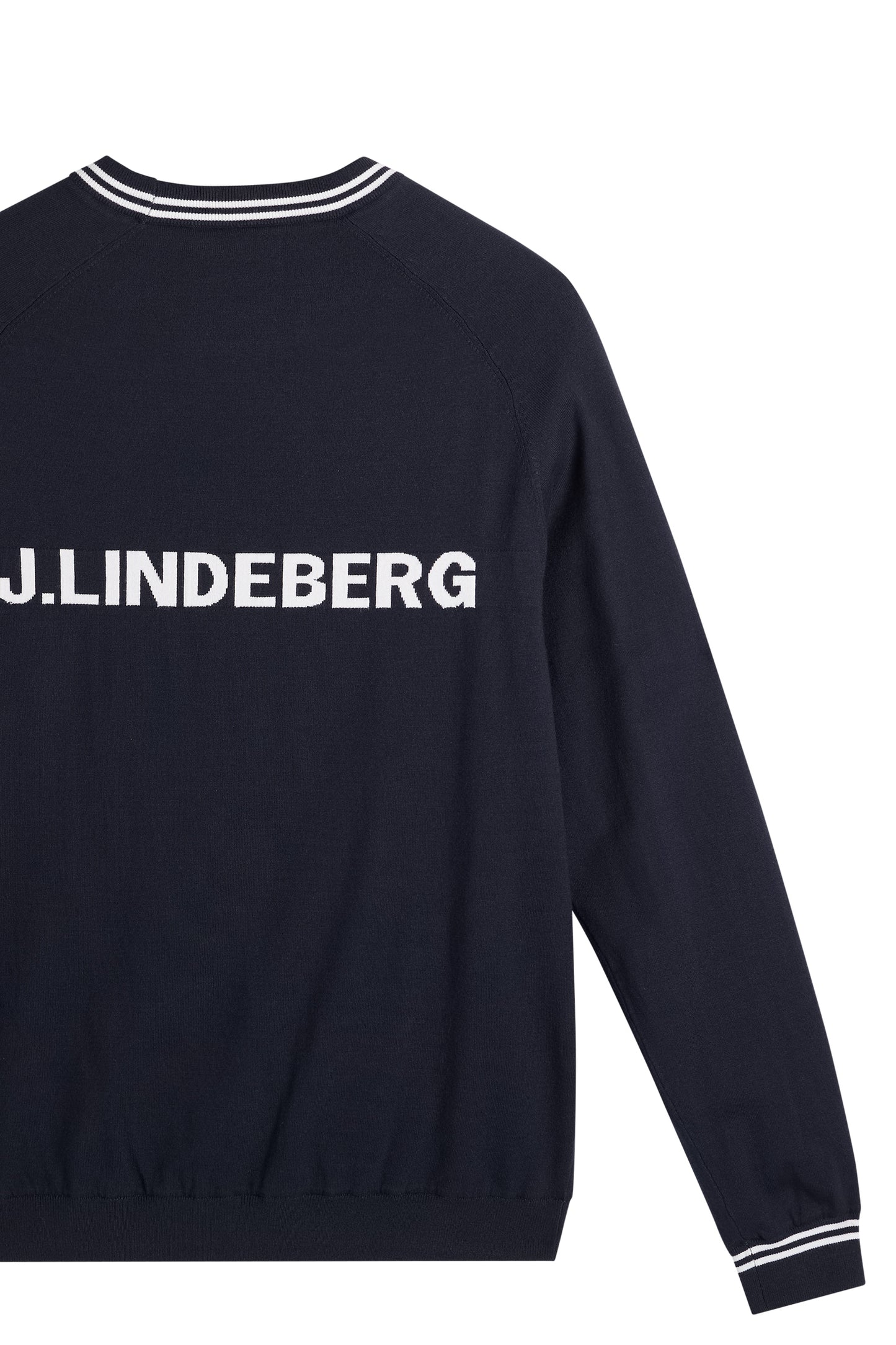 Kenny Windbreaker Knit Sweater in JL Navy by J.Lindeberg