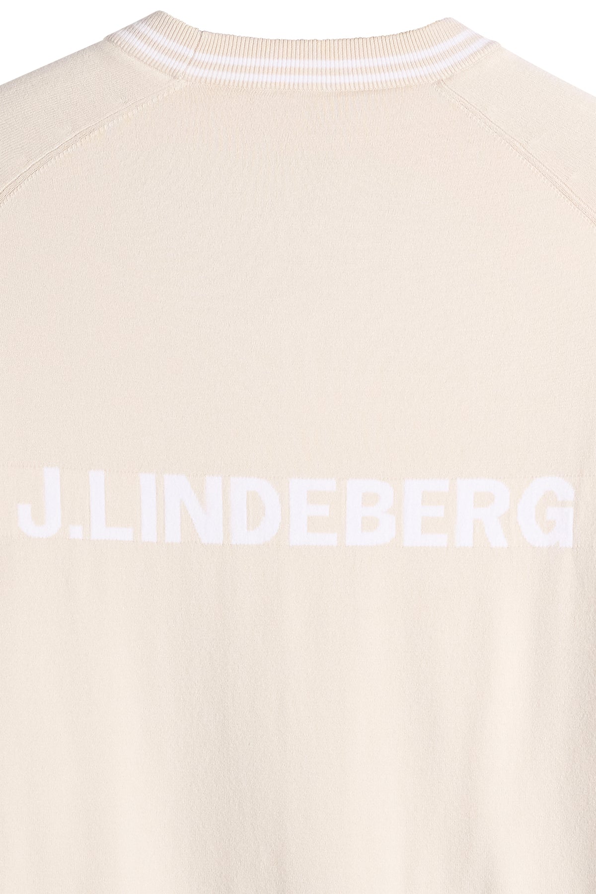 Kenny Windbreaker Knit Sweater in Moonbeam by J.Lindeberg
