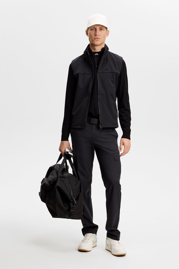 Kendrick Knitted Zip Sweater / Black