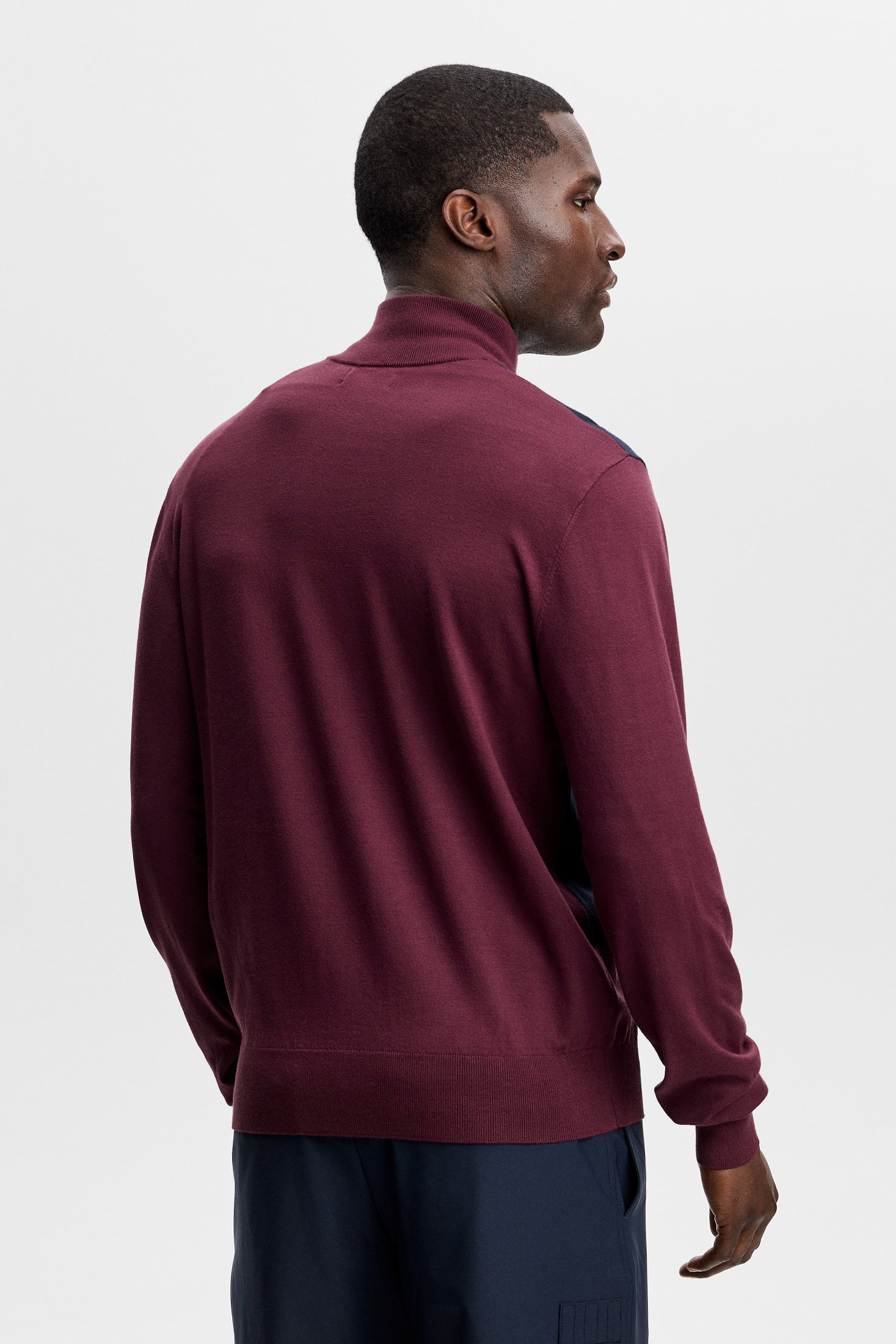 Kendrick Knitted Zip Sweater | Golf | J.LINDEBERG®