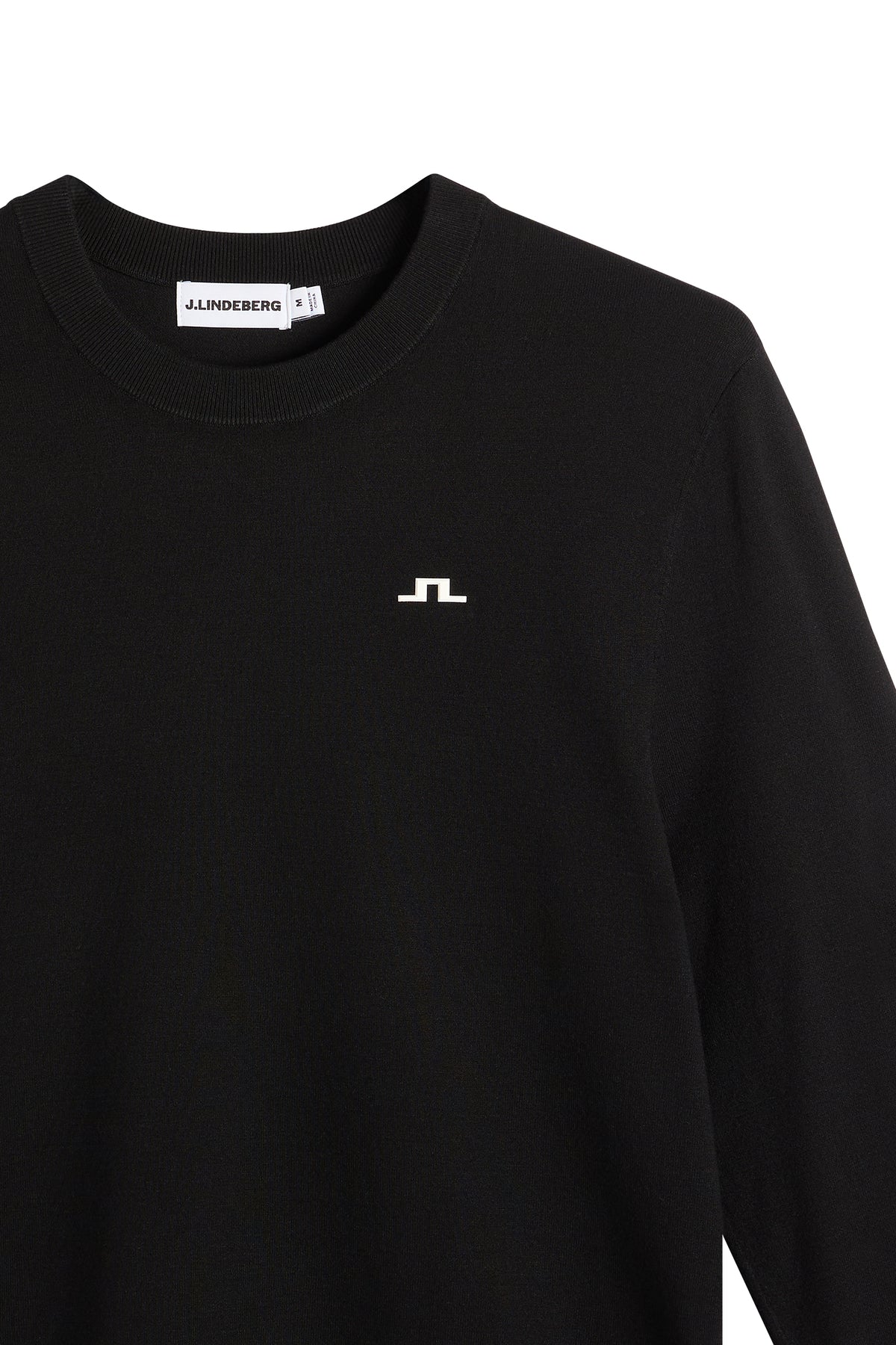 Henry Knitted Sweater in Black by J.Lindeberg