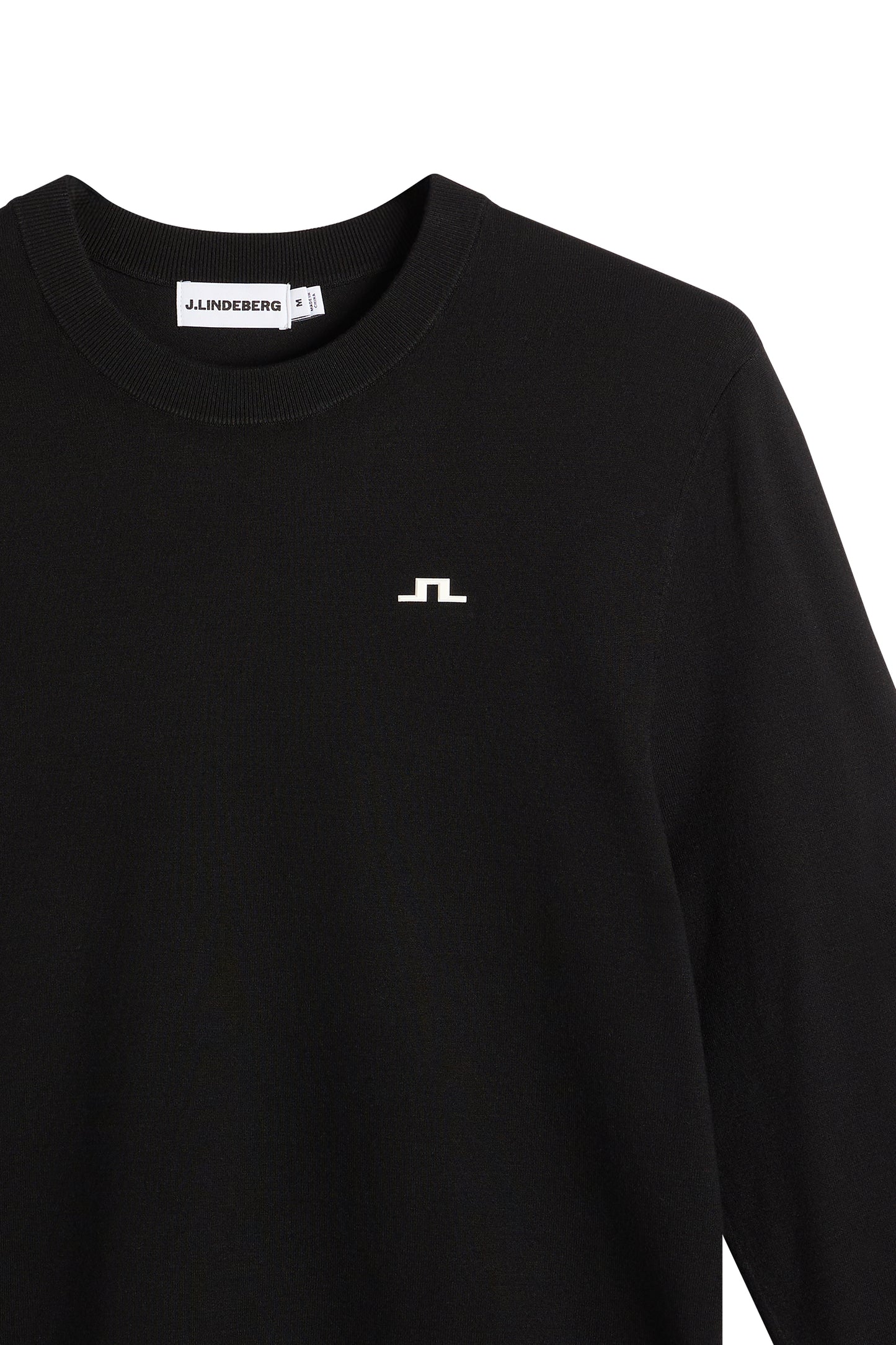 Henry Knitted Sweater in Black by J.Lindeberg
