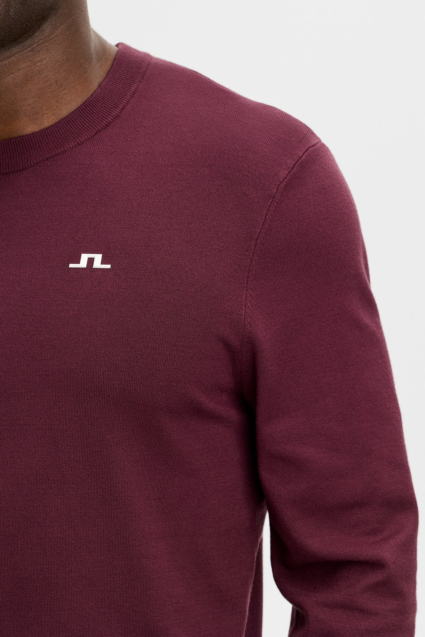 Henry Knitted Sweater in Winetasting by J.Lindeberg