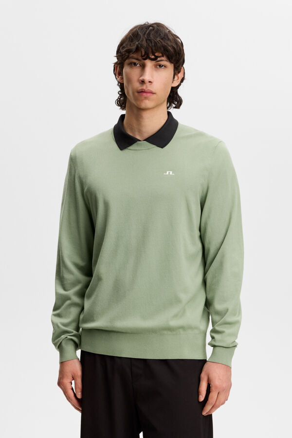 Henry Knitted Sweater / Hedge Green