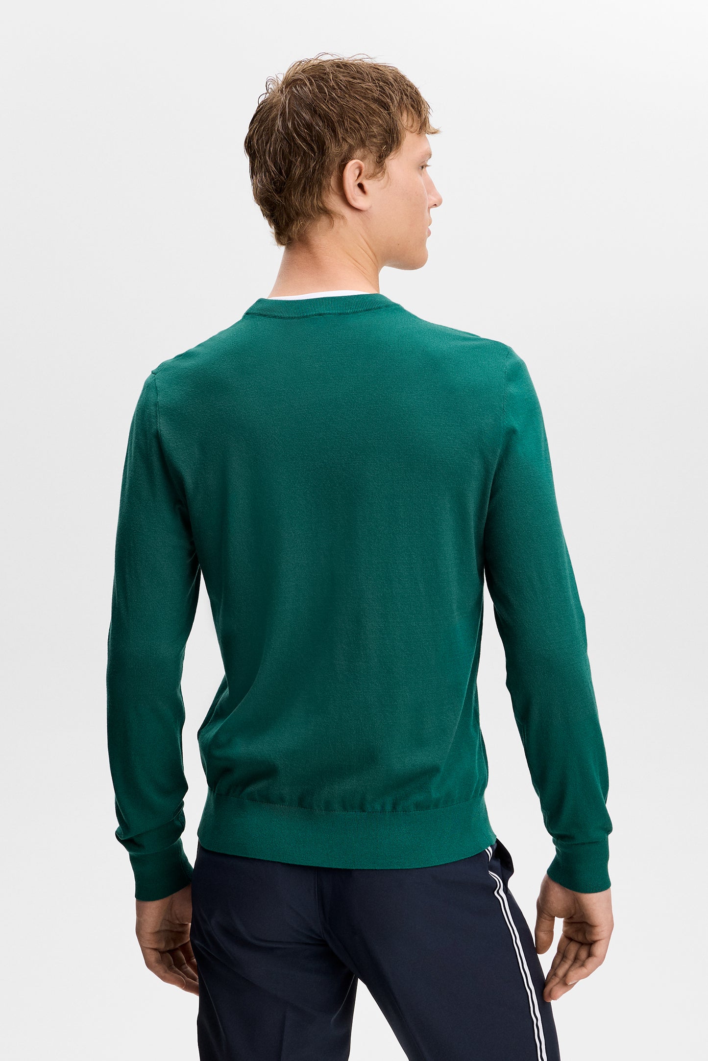 Henry Knitted Sweater in Forest Biome by J.Lindeberg