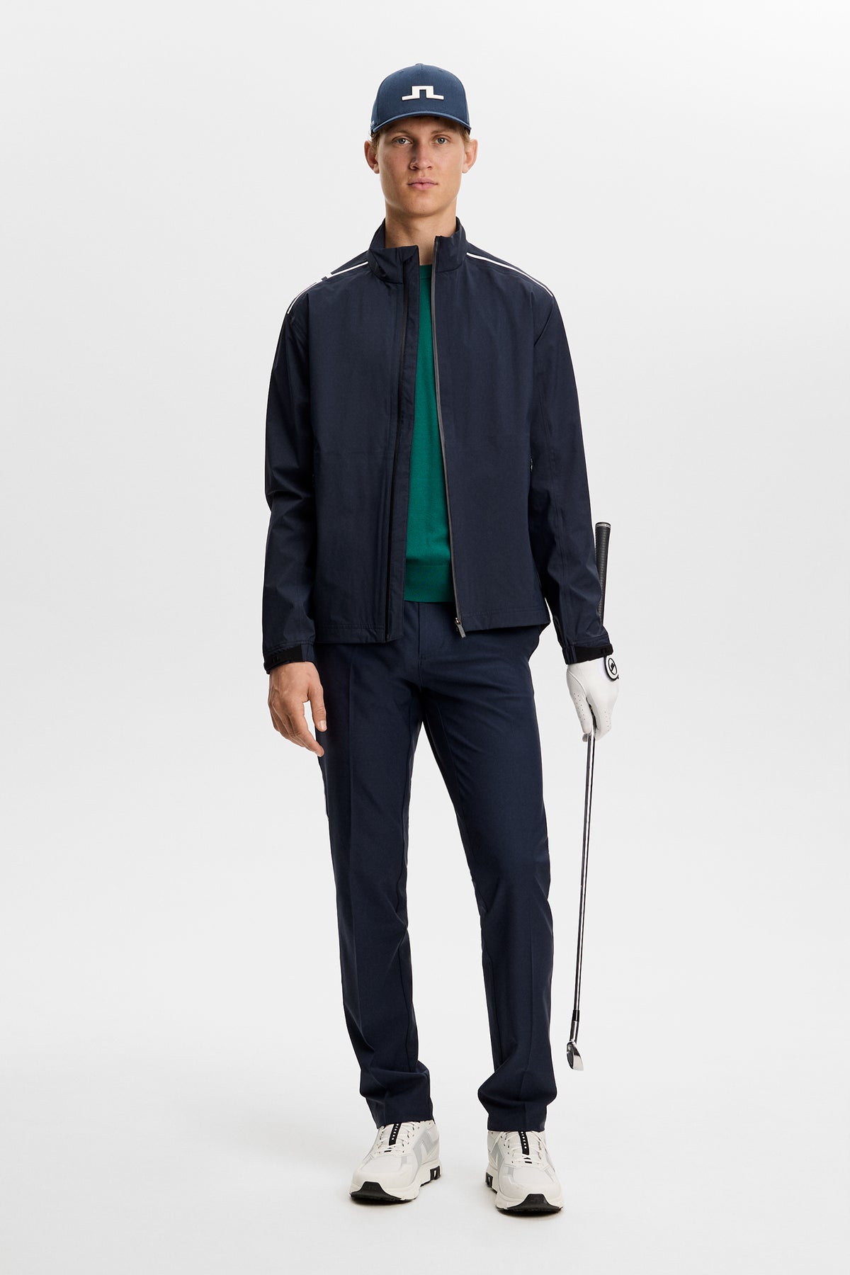Henry Knitted Sweater in Forest Biome by J.Lindeberg