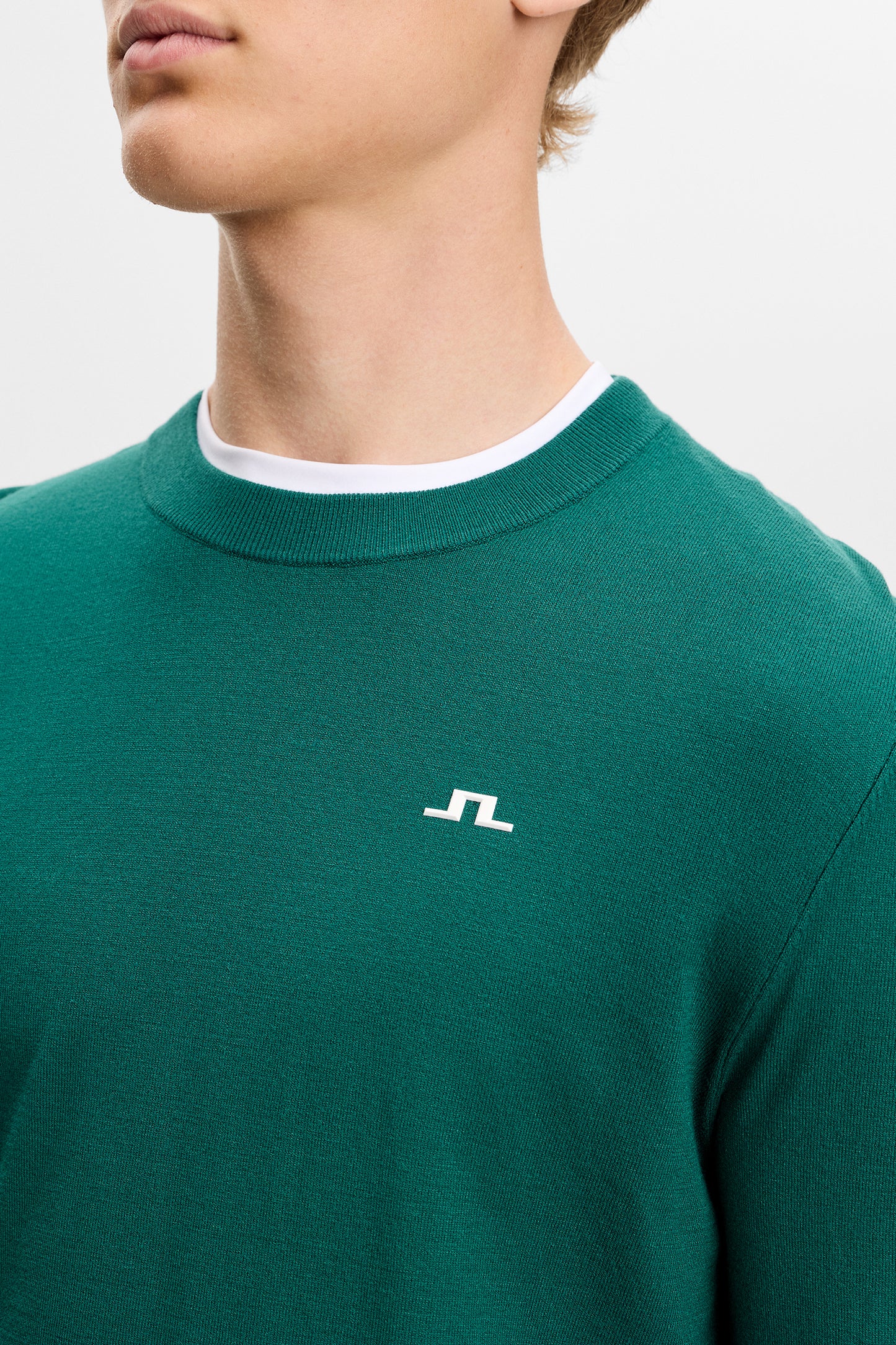 Henry Knitted Sweater in Forest Biome by J.Lindeberg