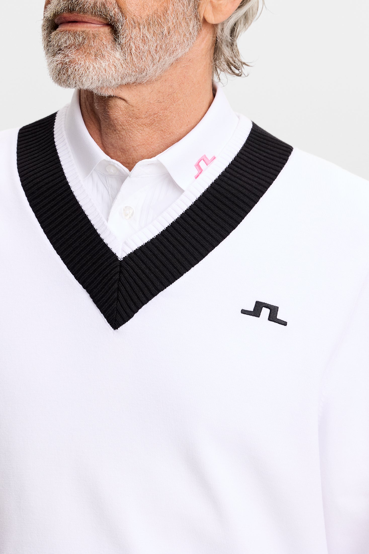30Y Nikolas Knit Sweater / White – J.LINDEBERG US