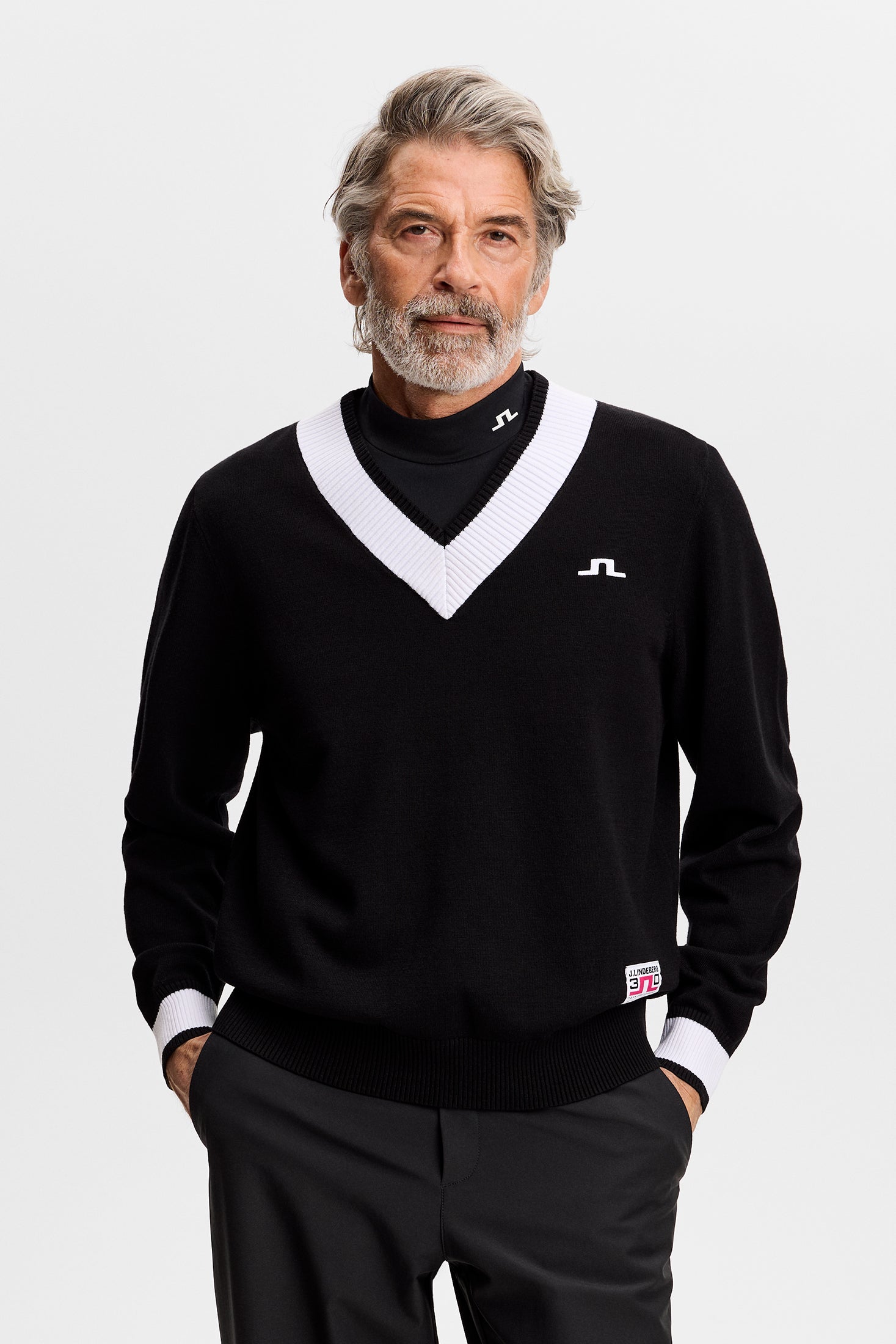 30Y Nikolas Knit Sweater / Black – J.LINDEBERG US