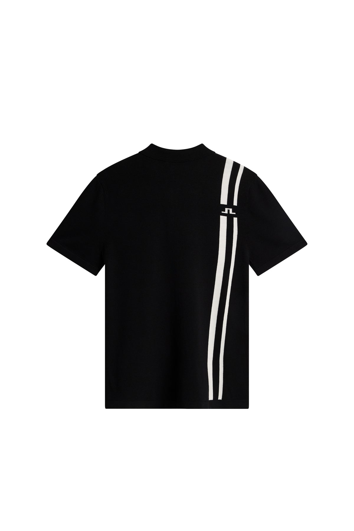 30Y Wallis Knit Polo in Black by J.Lindeberg