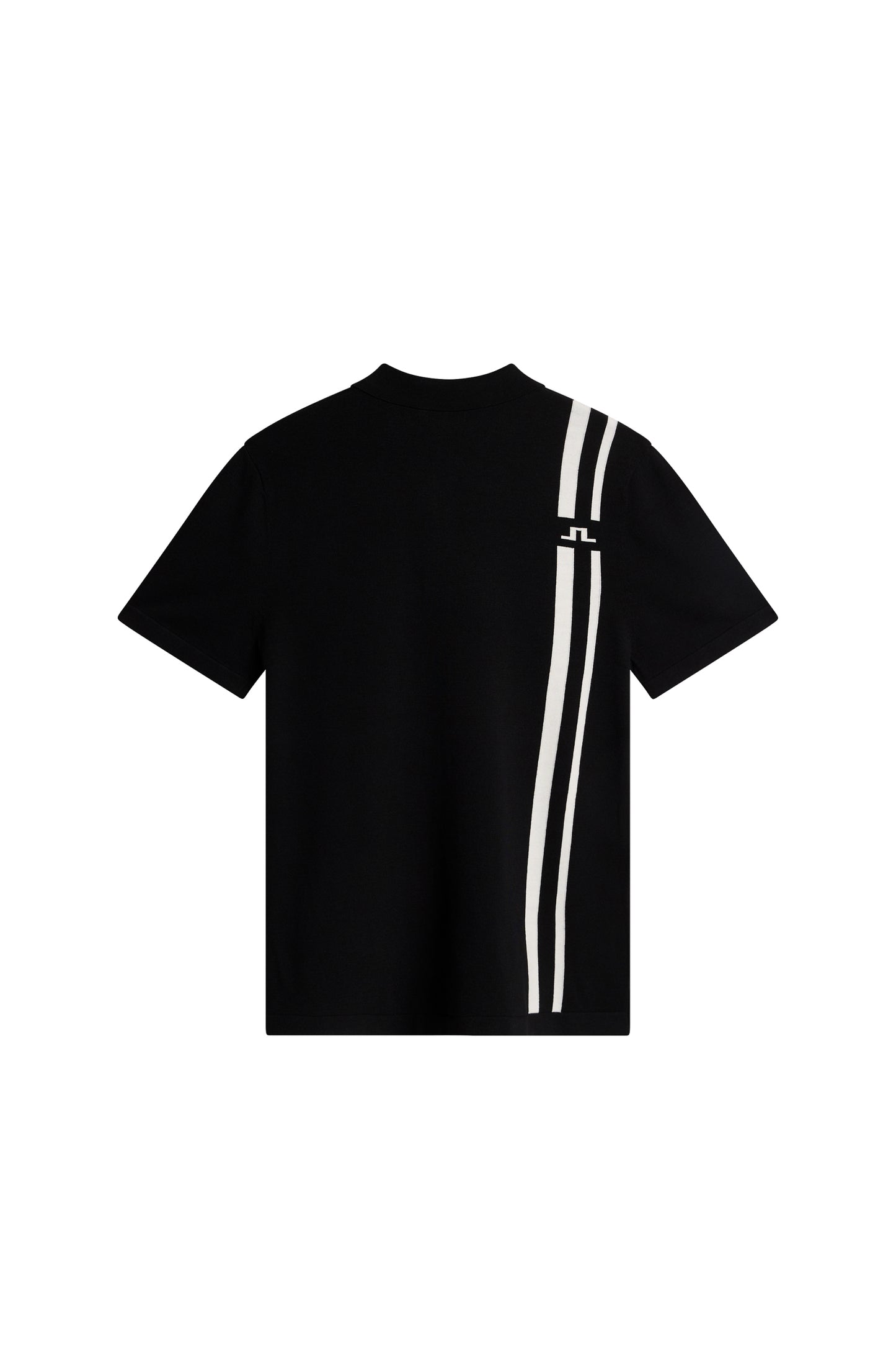 30Y Wallis Knit Polo in Black by J.Lindeberg