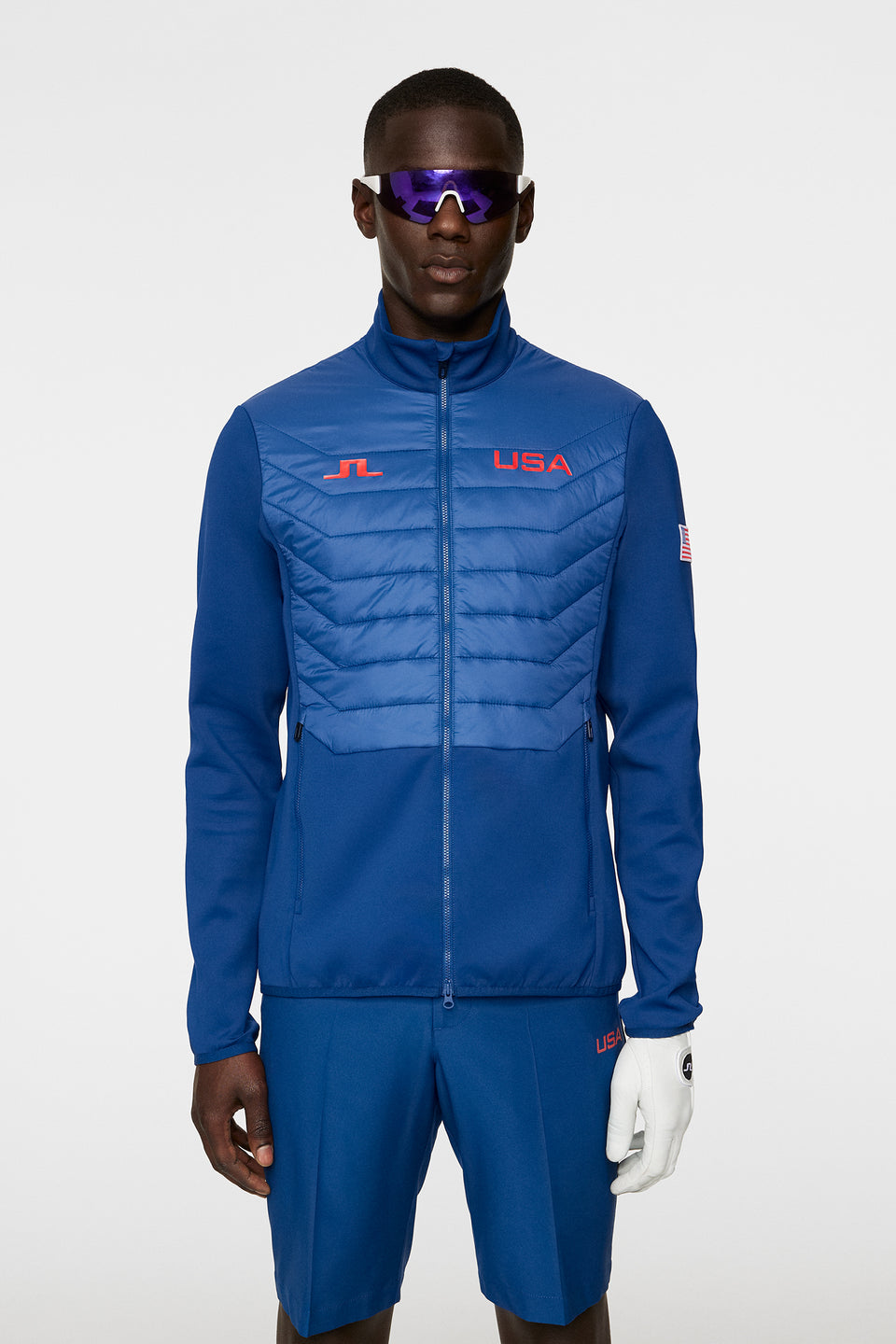 Maurice Hybrid Jacket / Estate Blue