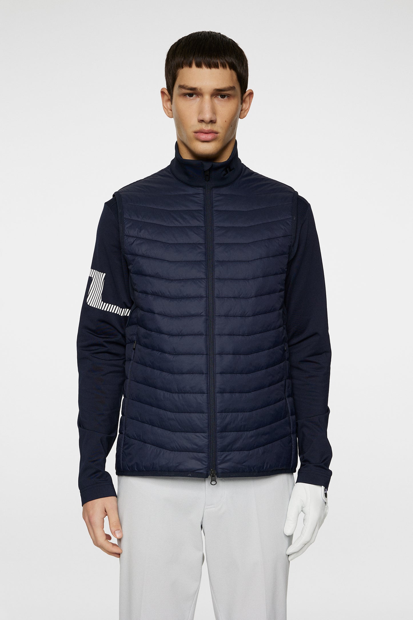 Holden Quilt Hybrid Vest in JL Navy by J.Lindeberg