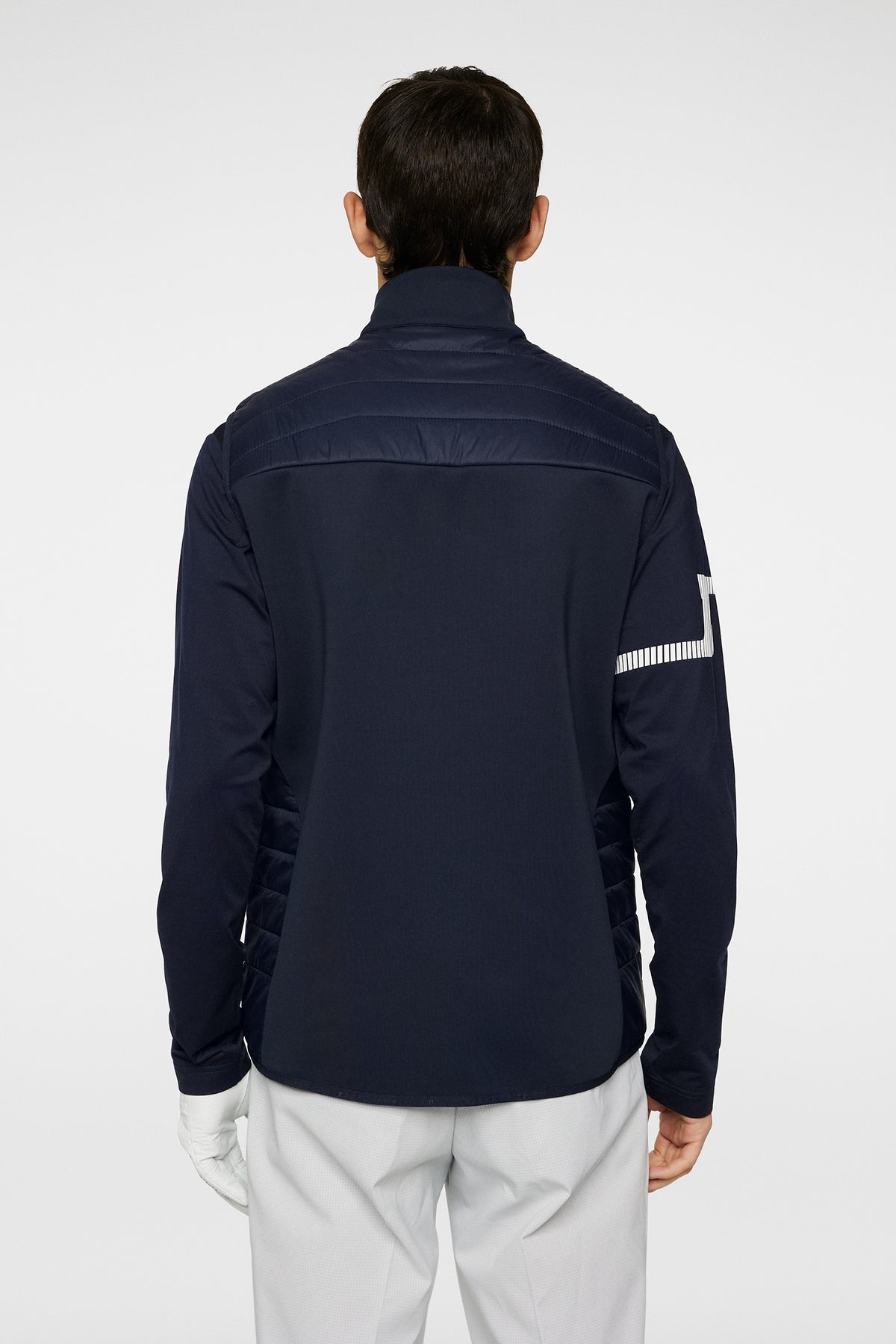 Holden Quilt Hybrid Vest in JL Navy by J.Lindeberg