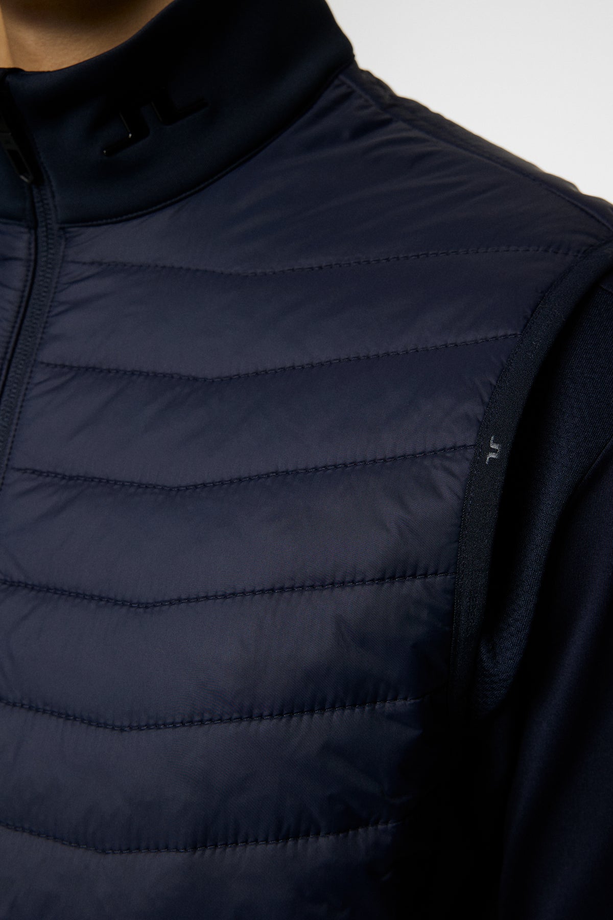 Holden Quilt Hybrid Vest in JL Navy by J.Lindeberg