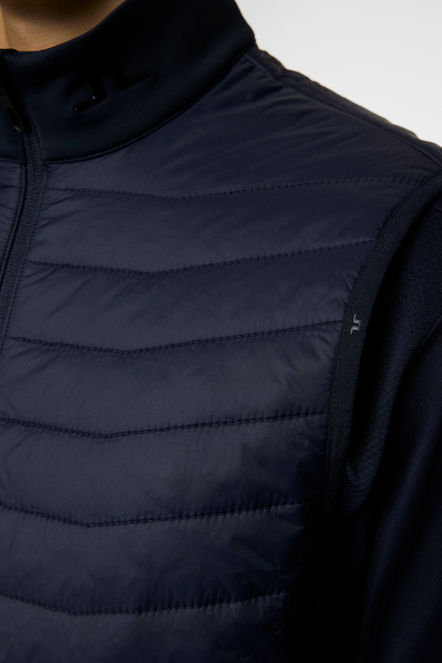 Holden Quilt Hybrid Vest in JL Navy by J.Lindeberg