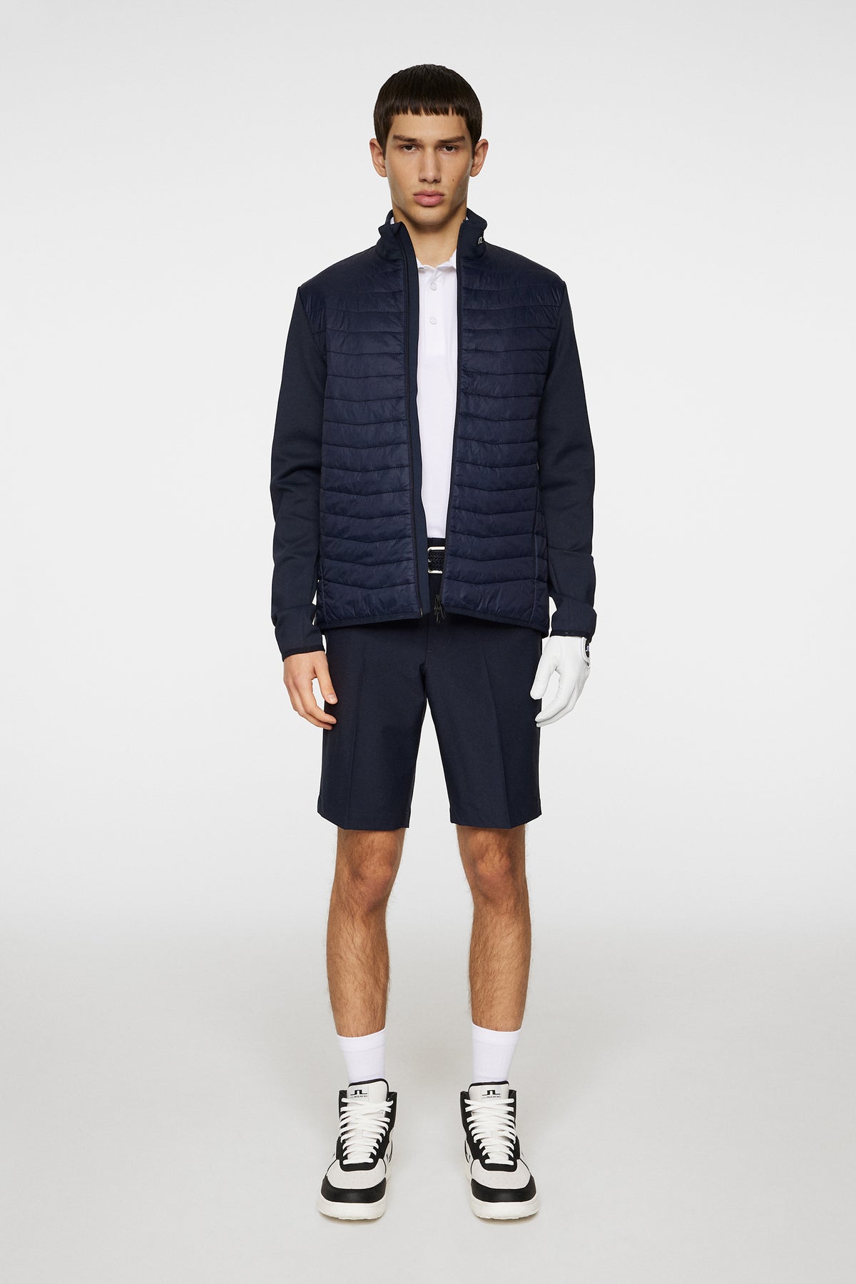 Holden Quilt Hybrid Jacket in JL Navy by J.Lindeberg