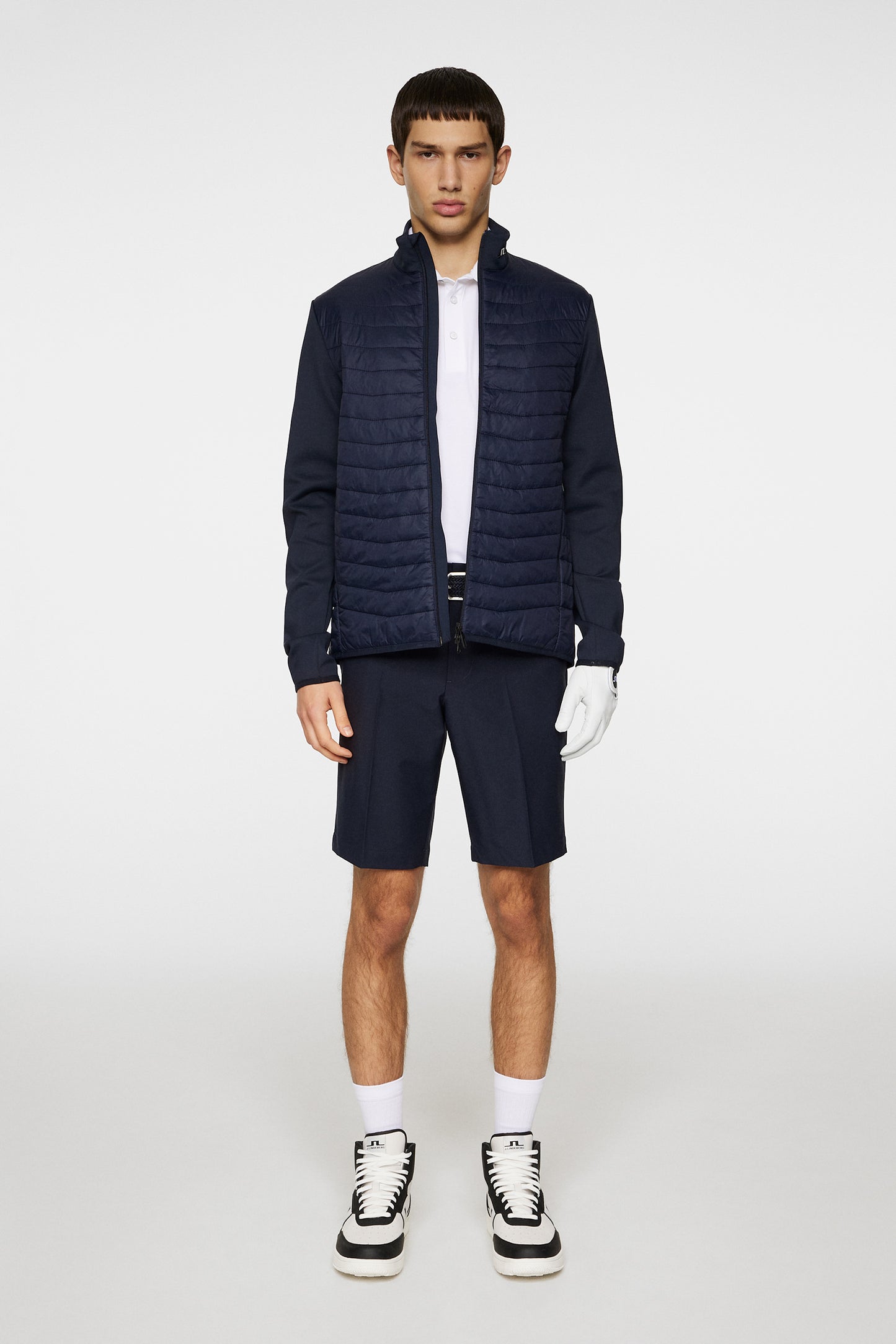 Holden Quilt Hybrid Jacket in JL Navy by J.Lindeberg