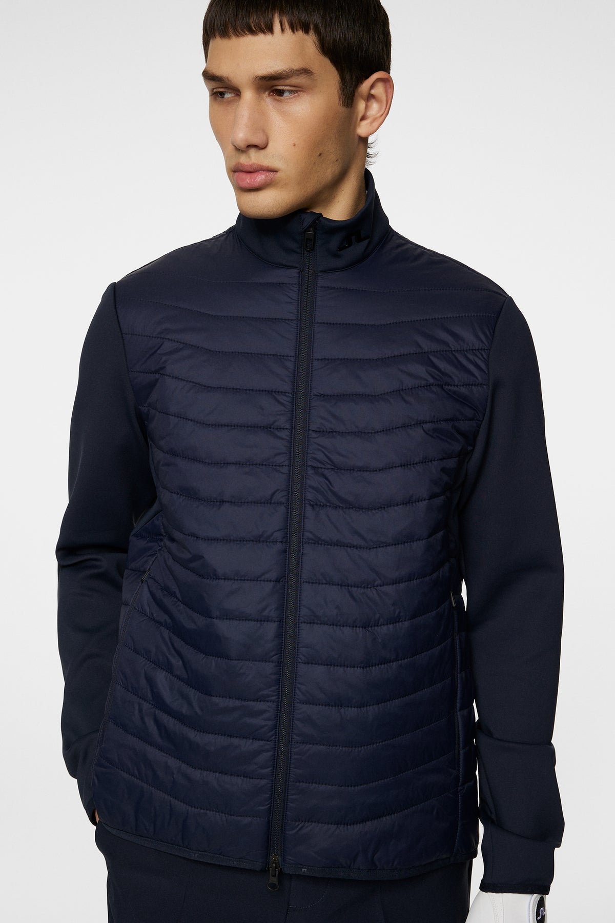 Holden Quilt Hybrid Jacket in JL Navy by J.Lindeberg