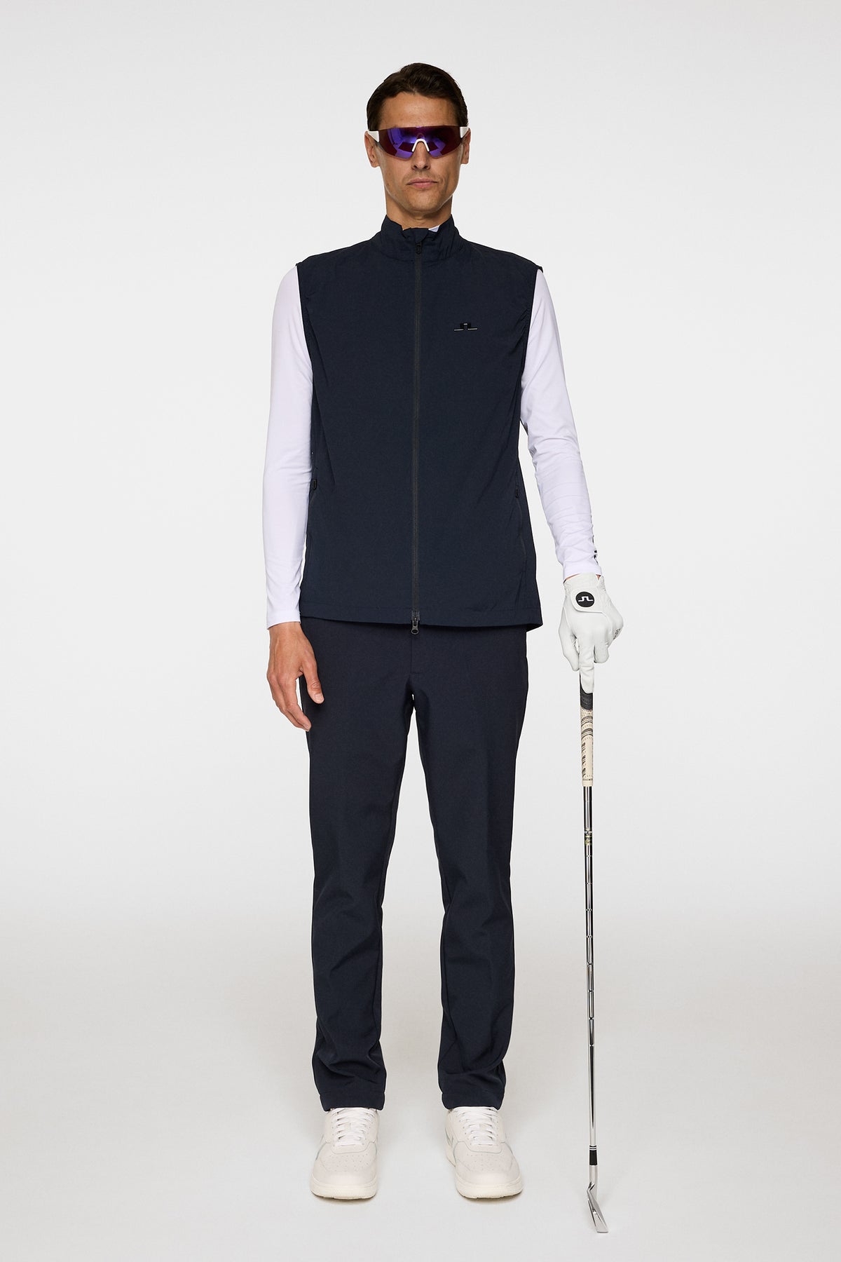 Ash Light Packable Vest in JL Navy by J.Lindeberg
