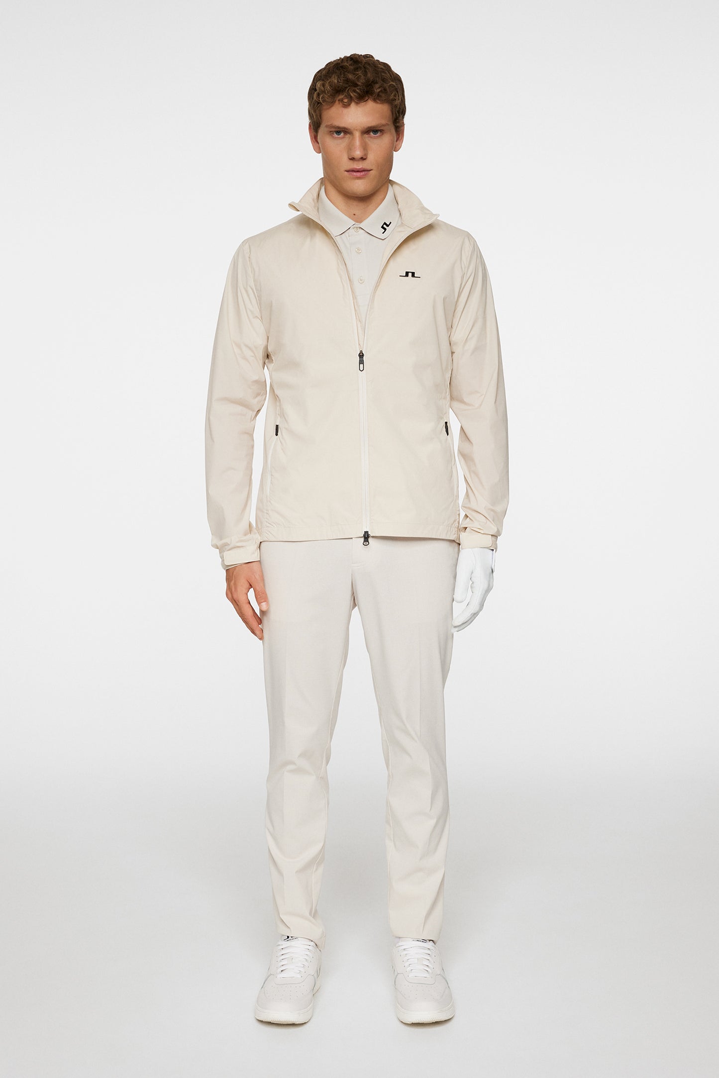 Ash Light Packable Jacket in Moonbeam by J.Lindeberg