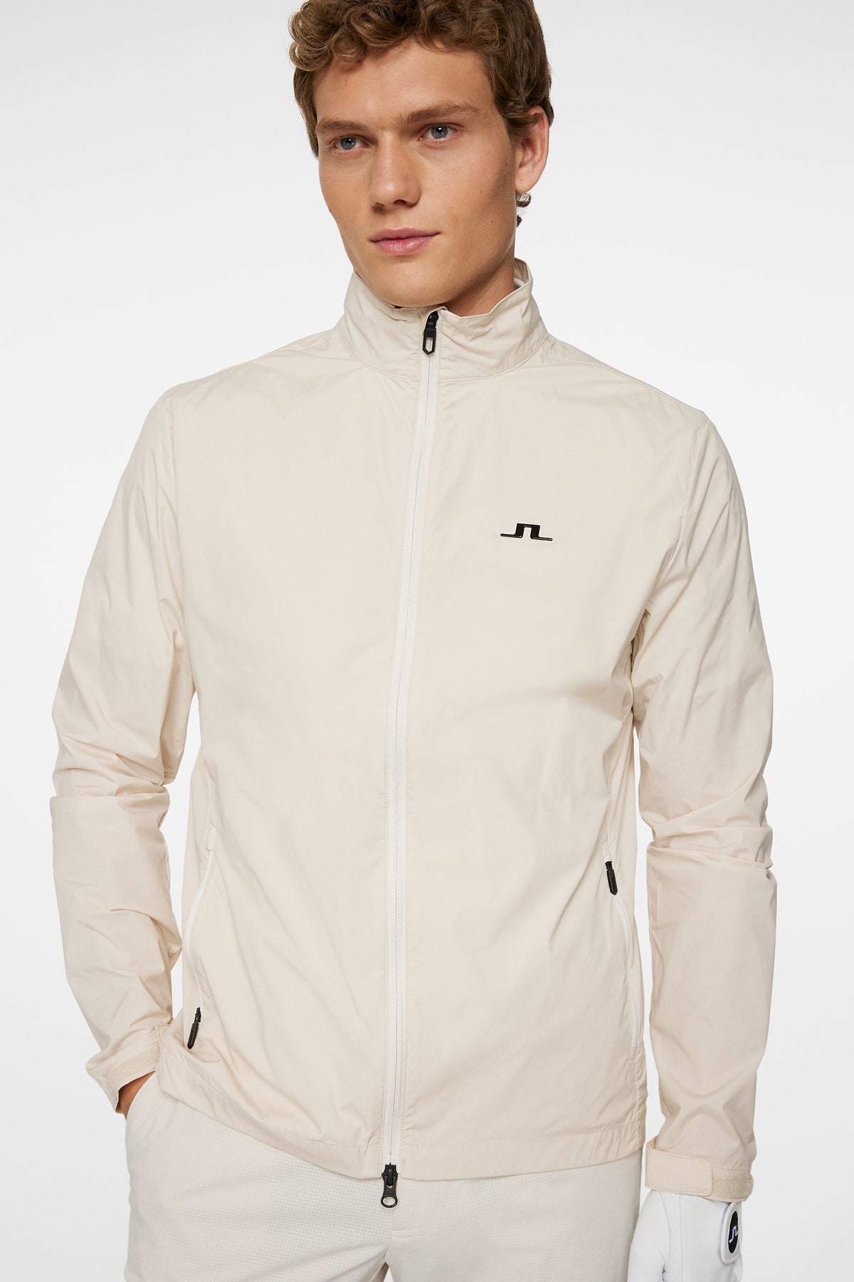 Ash Light Packable Jacket in Moonbeam by J.Lindeberg