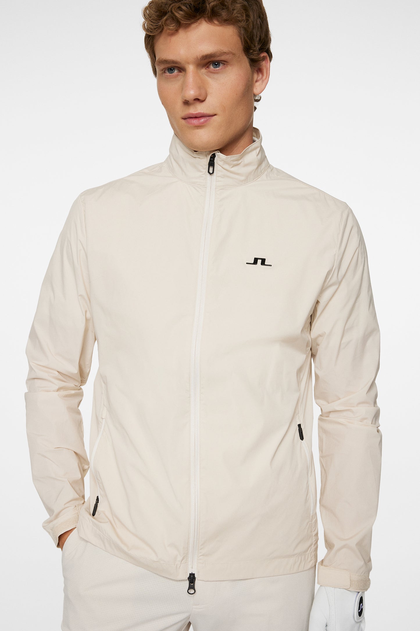 Ash Light Packable Jacket in Moonbeam by J.Lindeberg