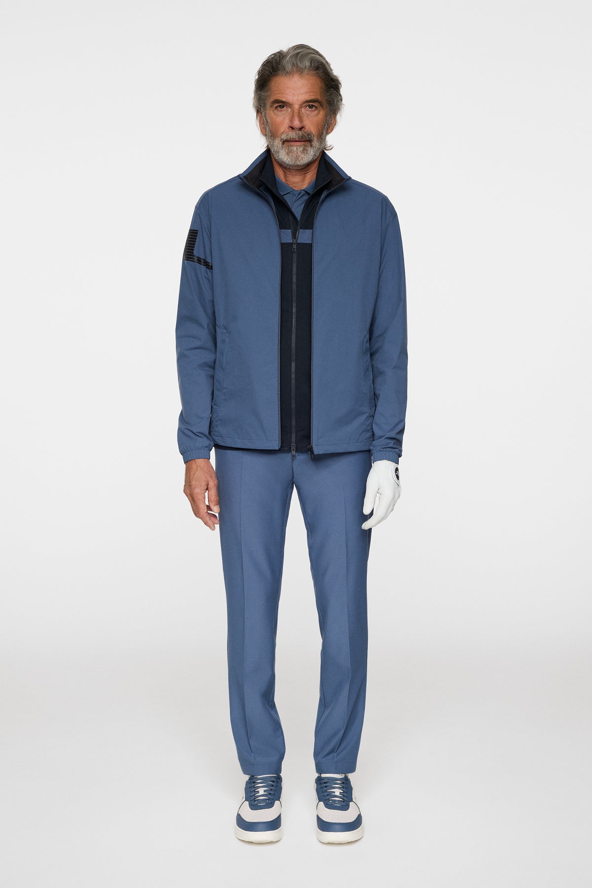 Orson Wind Jacket in Vintage Indigo by J.Lindeberg