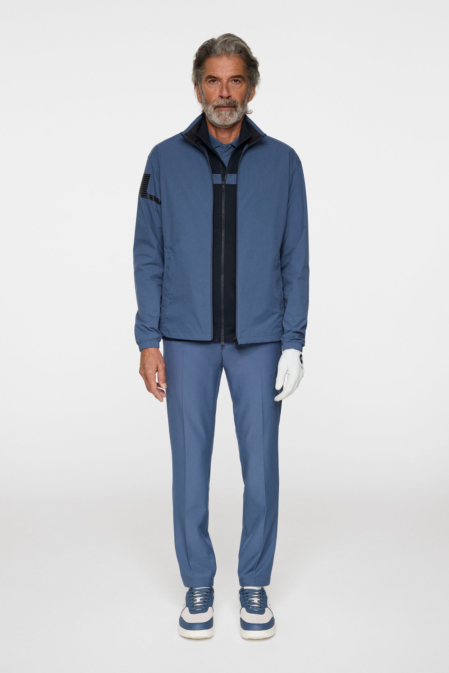 Orson Wind Jacket in Vintage Indigo by J.Lindeberg