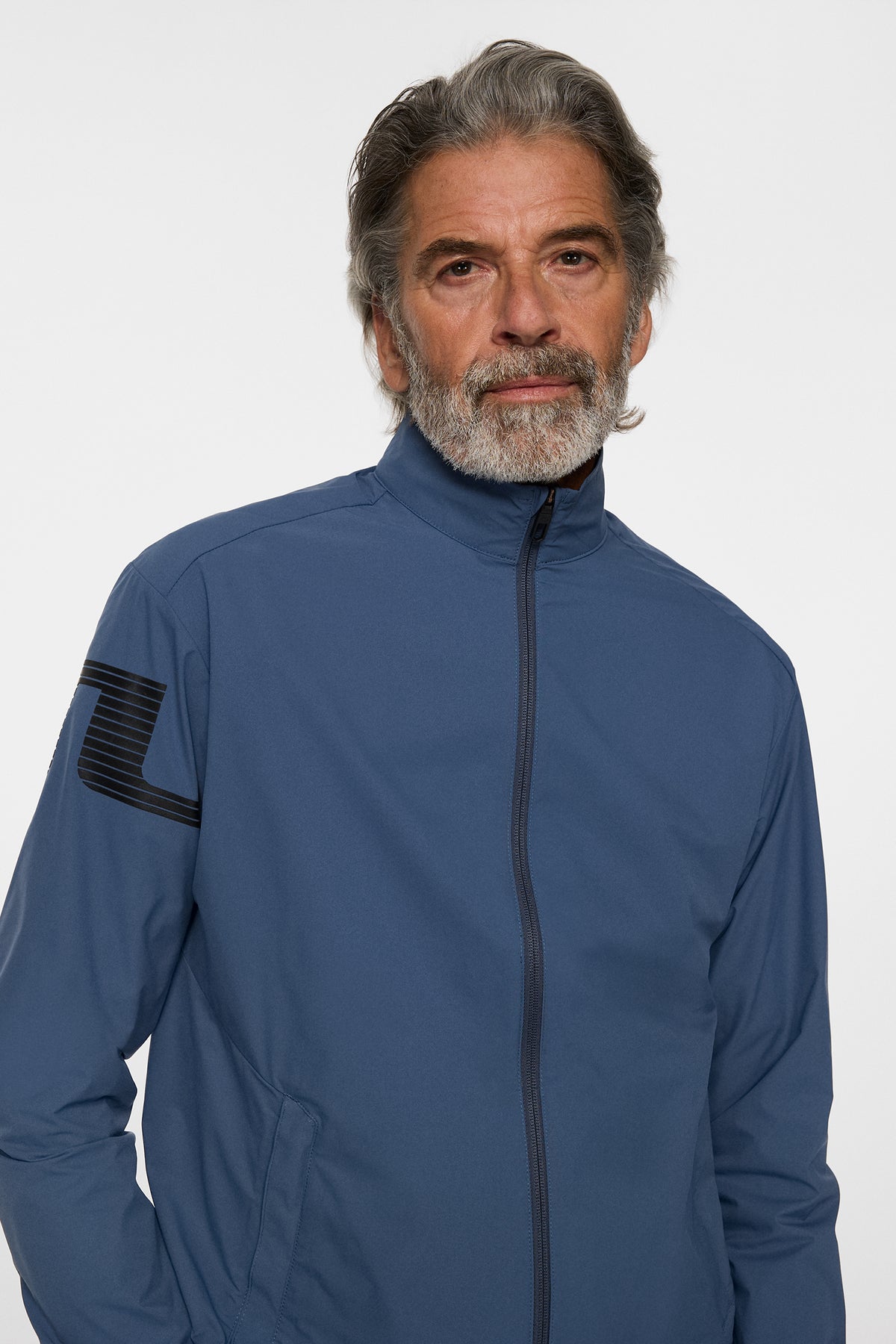 Orson Wind Jacket in Vintage Indigo by J.Lindeberg