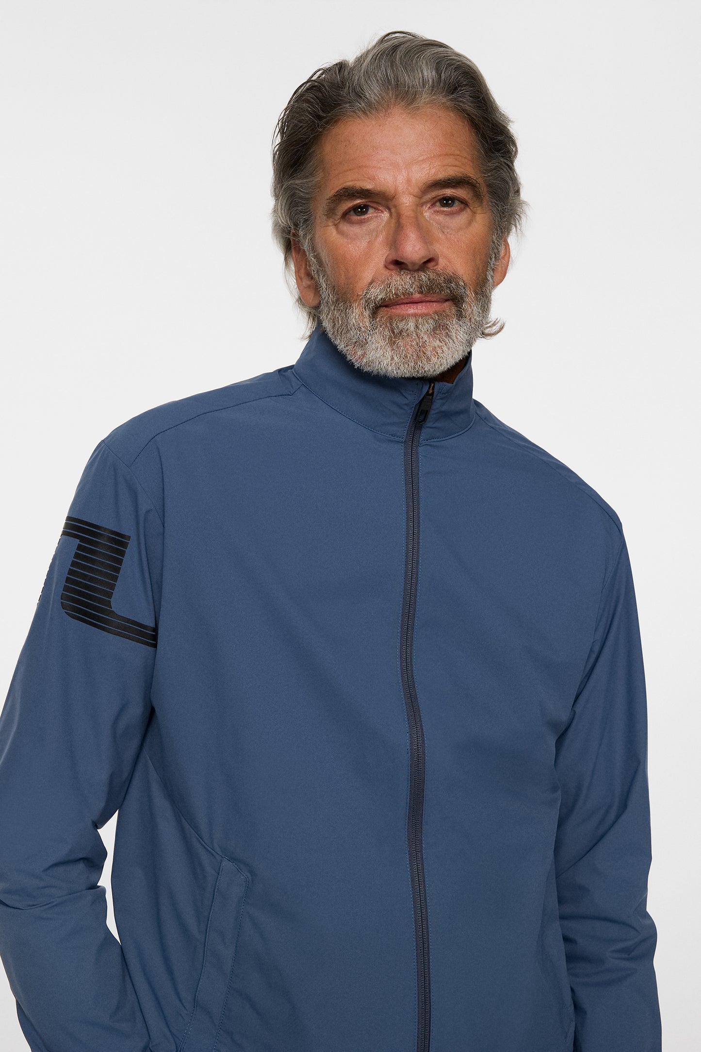 Orson Wind Jacket in Vintage Indigo by J.Lindeberg