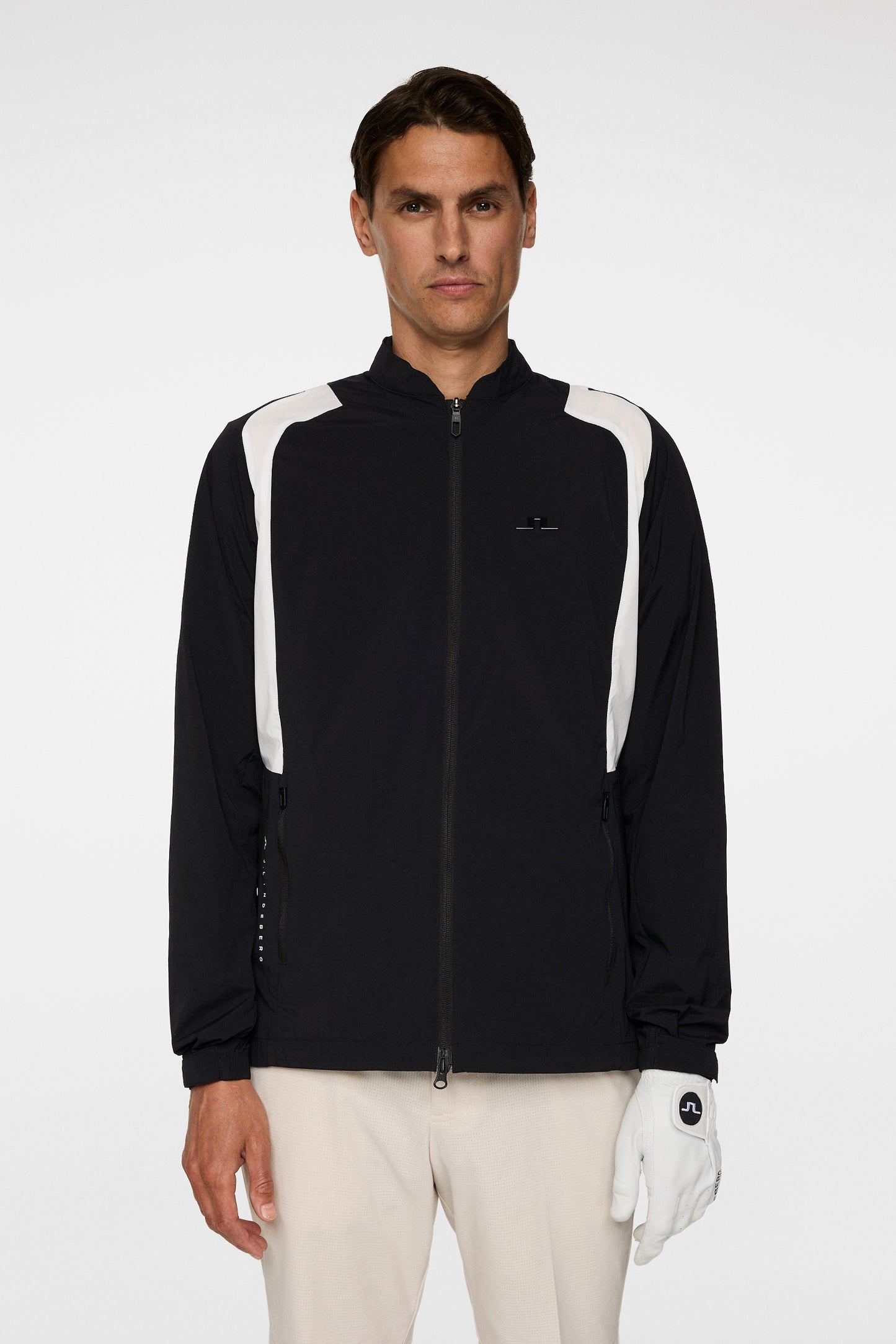 Jacs Zip Jacket in Black by J.Lindeberg