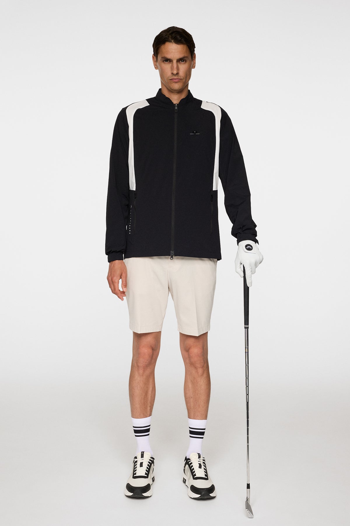 Jacs Zip Jacket in Black by J.Lindeberg