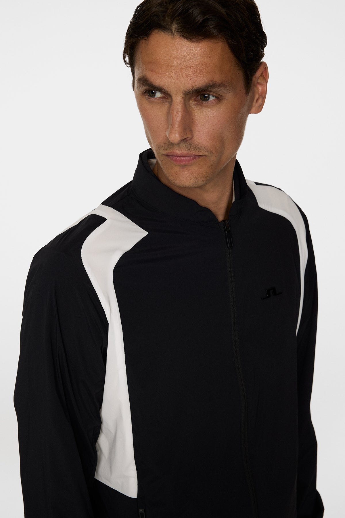 Jacs Zip Jacket in Black by J.Lindeberg