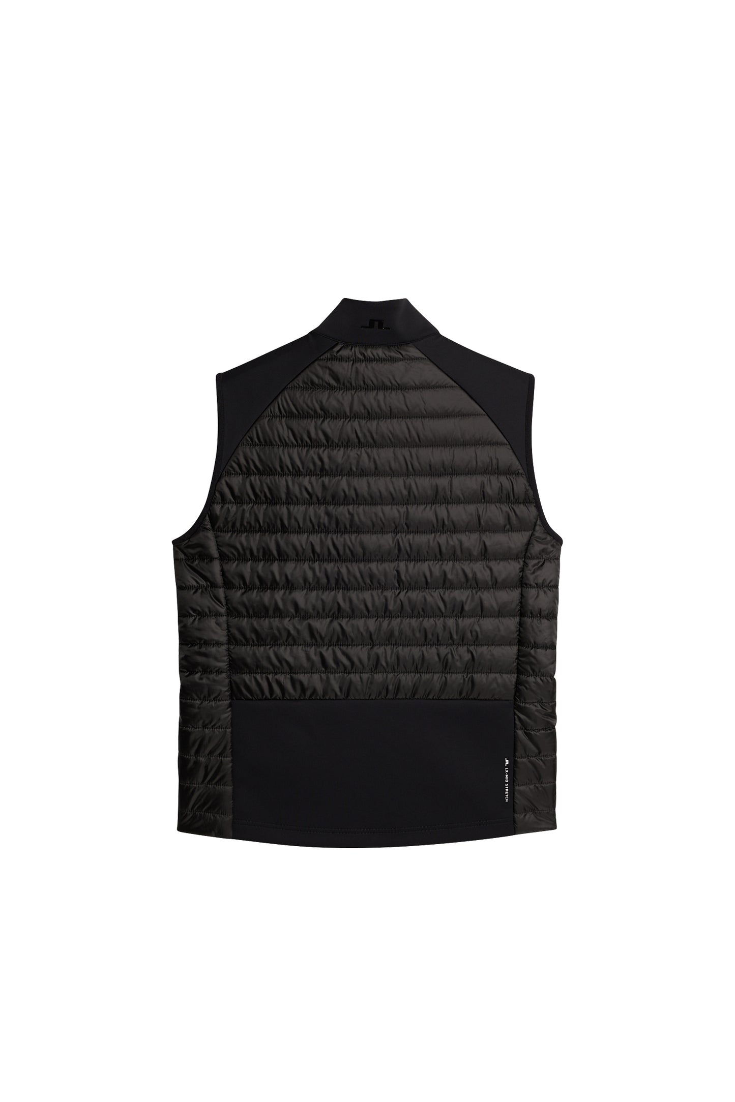 Hayden Quilt Hybrid Vest in Black by J.Lindeberg