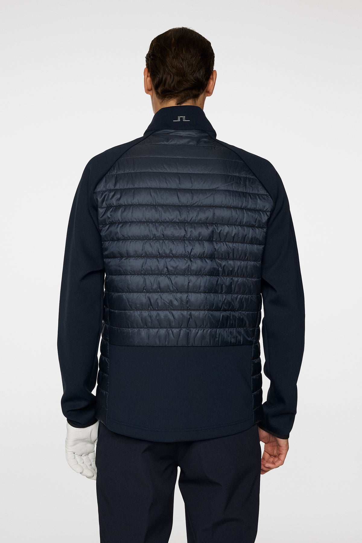 Hayden Quilt Hybrid Jacket in JL Navy by J.Lindeberg