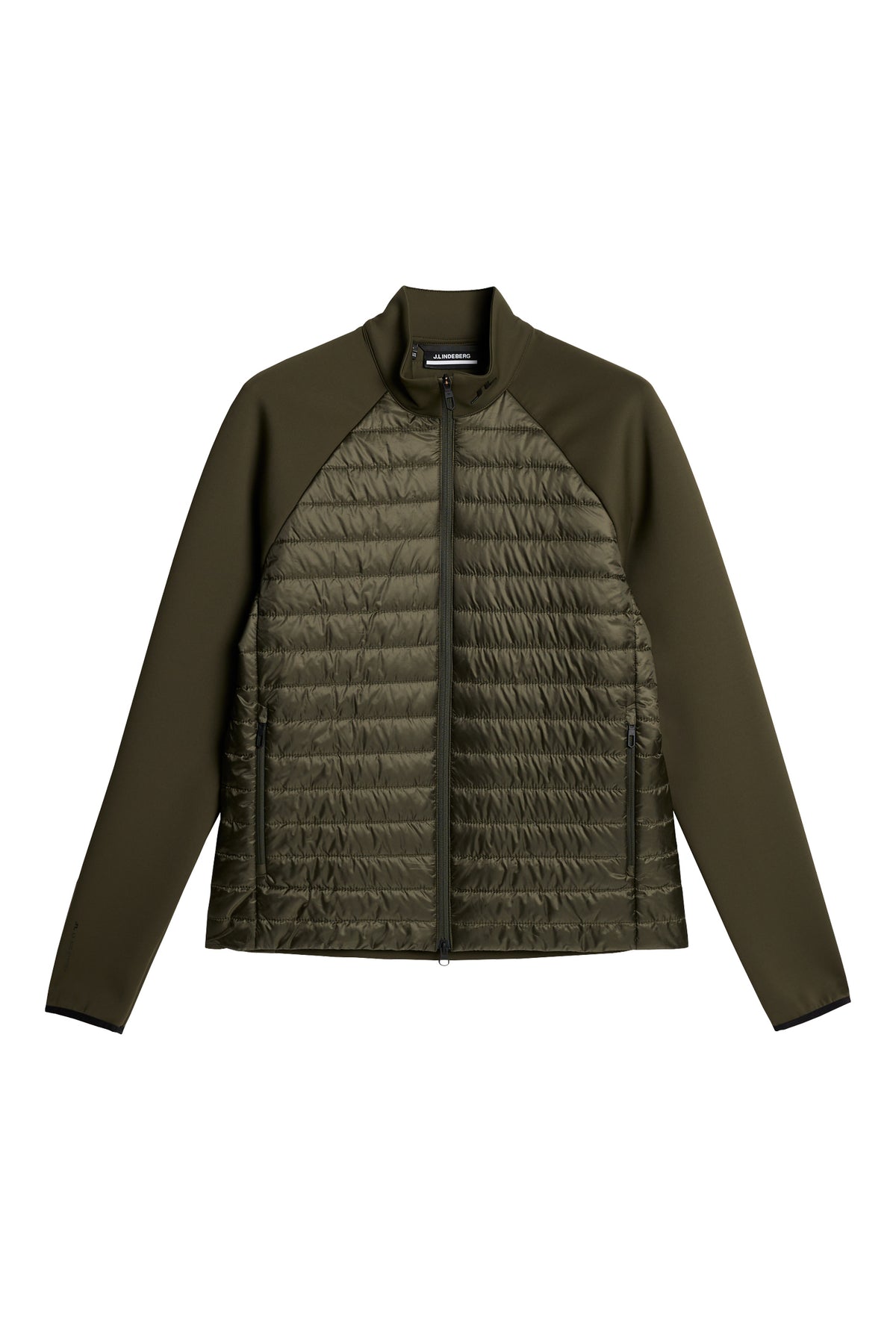 Hayden Quilt Hybrid Jacket in Forest Green by J.Lindeberg
