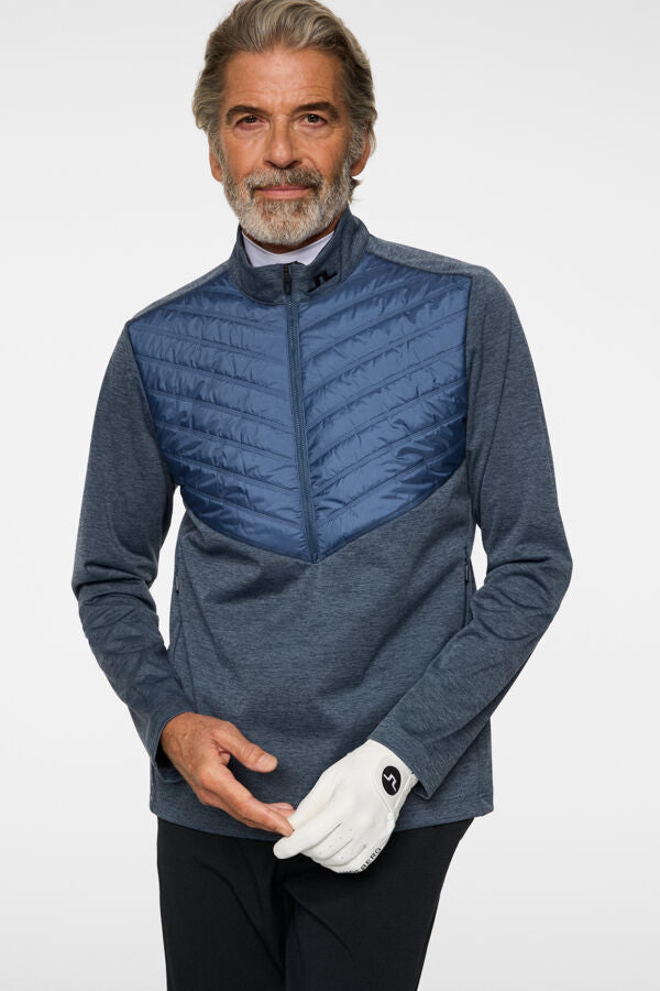 Raph Quilt Hybrid Jacket / Vintage Indigo melange