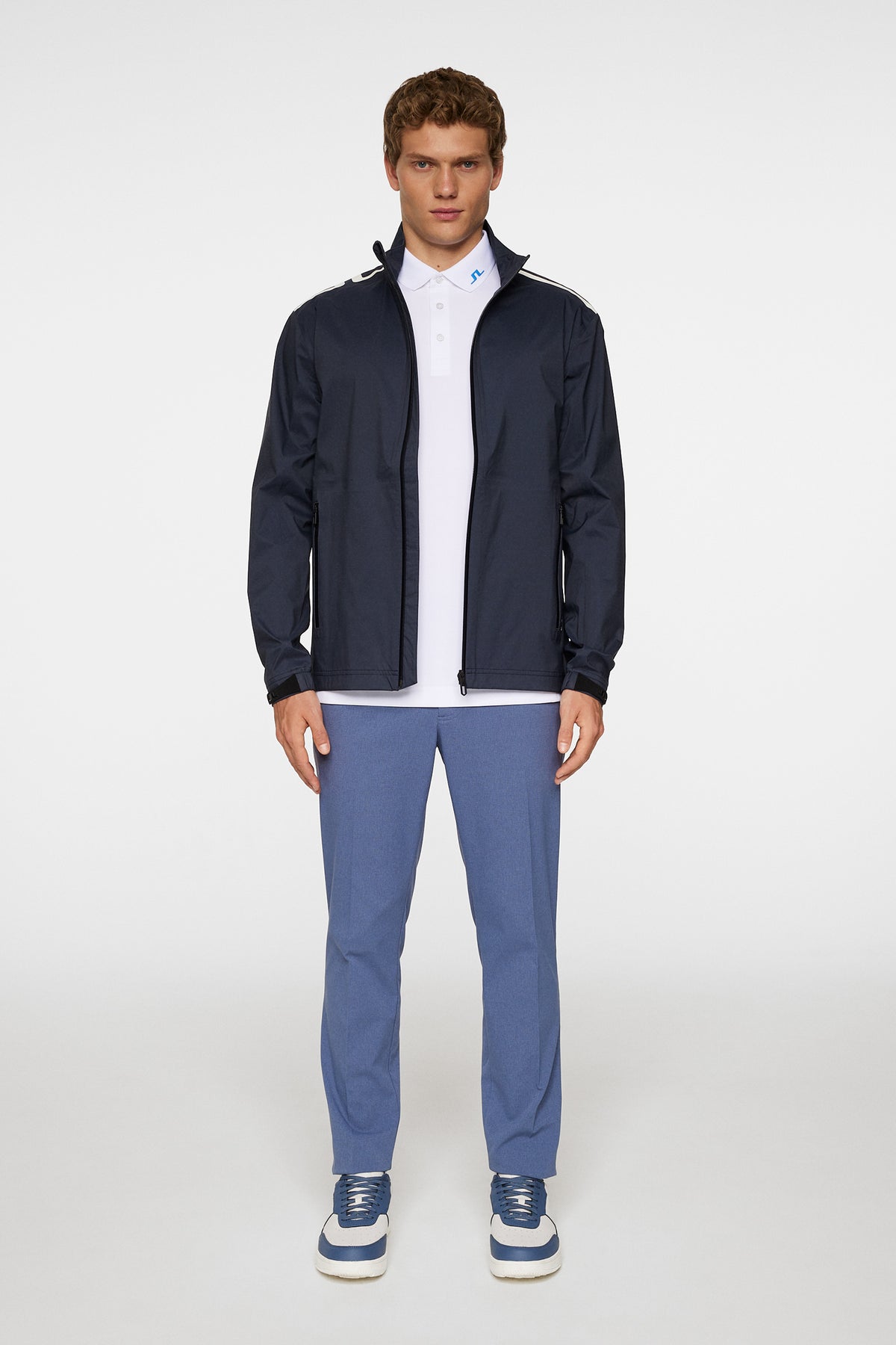 Shay Rain Jacket in JL Navy by J.Lindeberg
