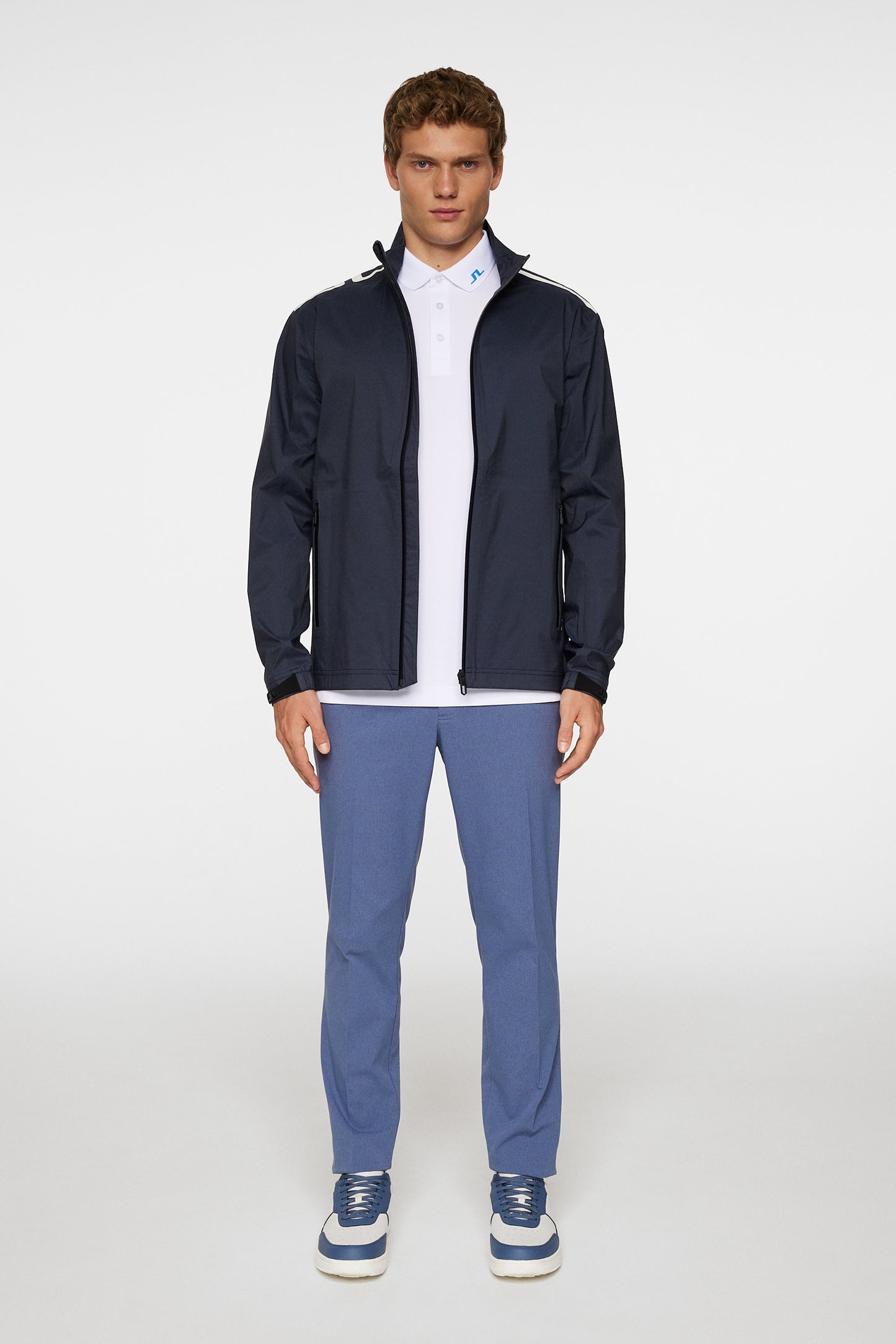 Shay Rain Jacket in JL Navy by J.Lindeberg