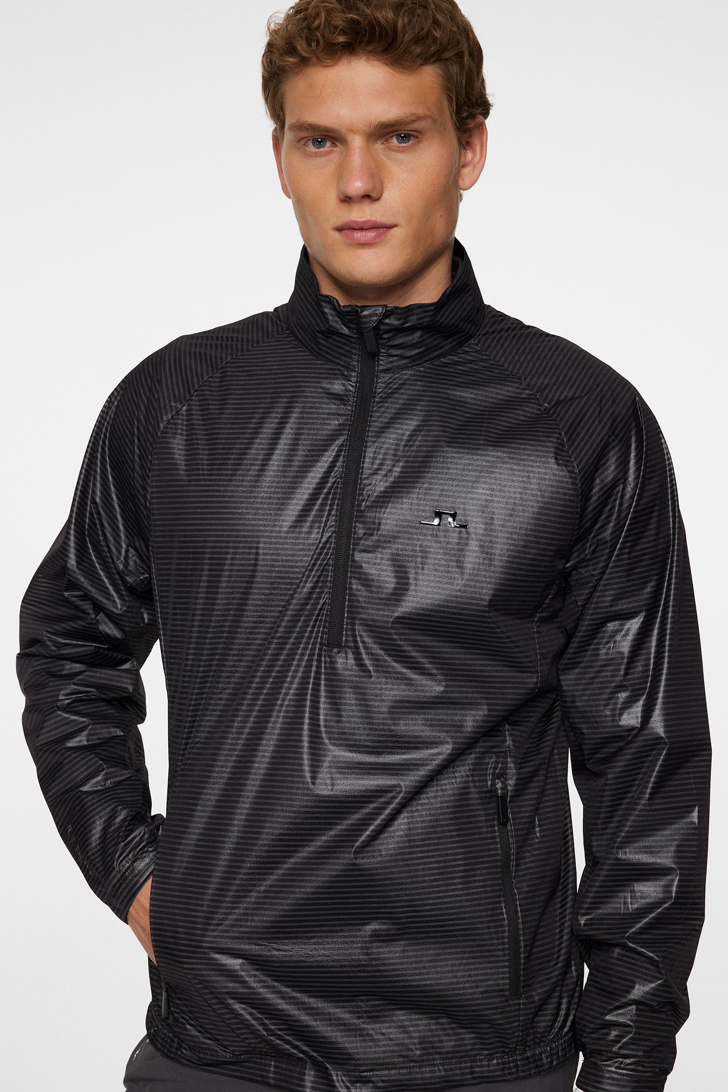 Pack Wind Jacket in Black by J.Lindeberg