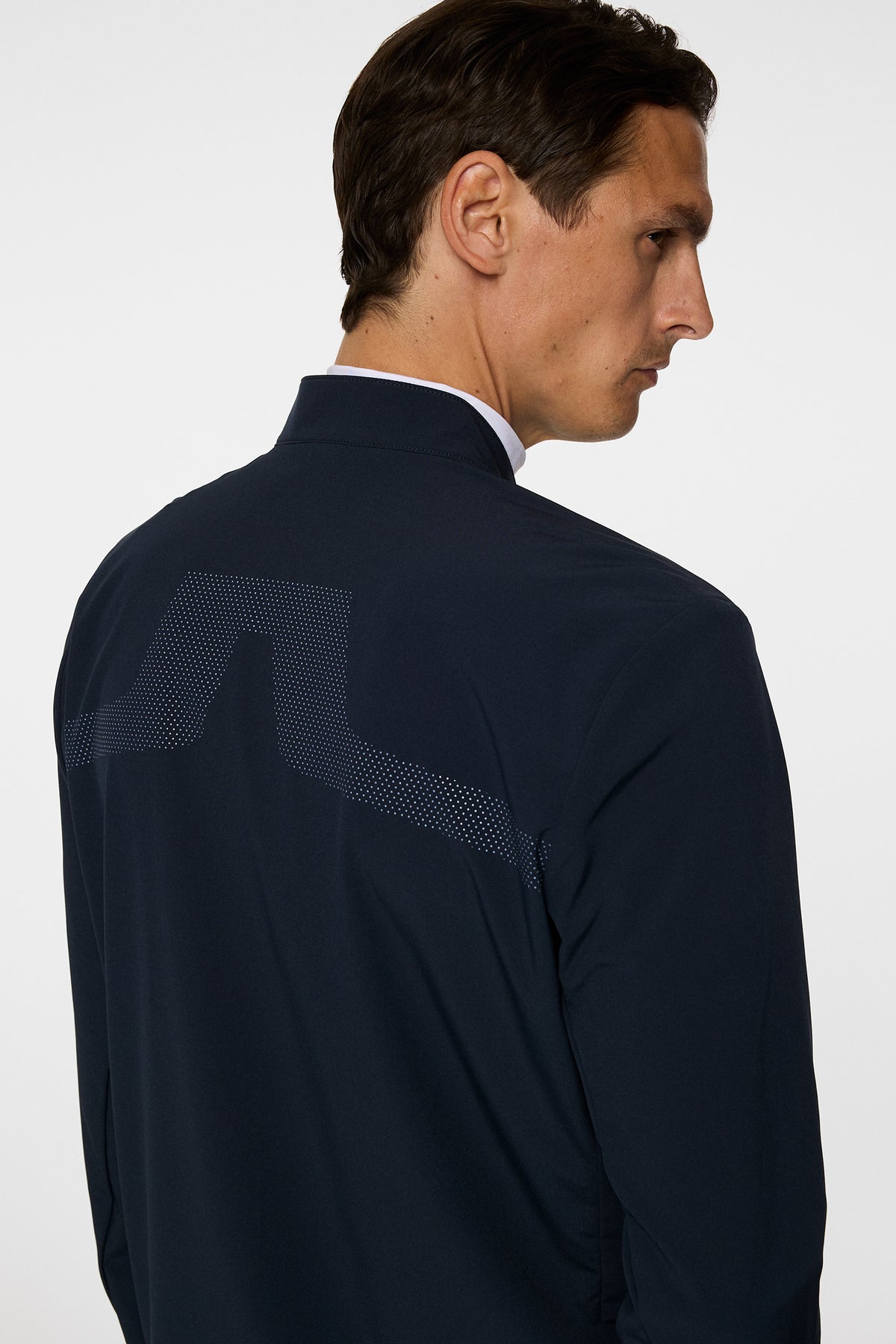 KV Hybrid Golf Jacket in JL Navy by J.Lindeberg